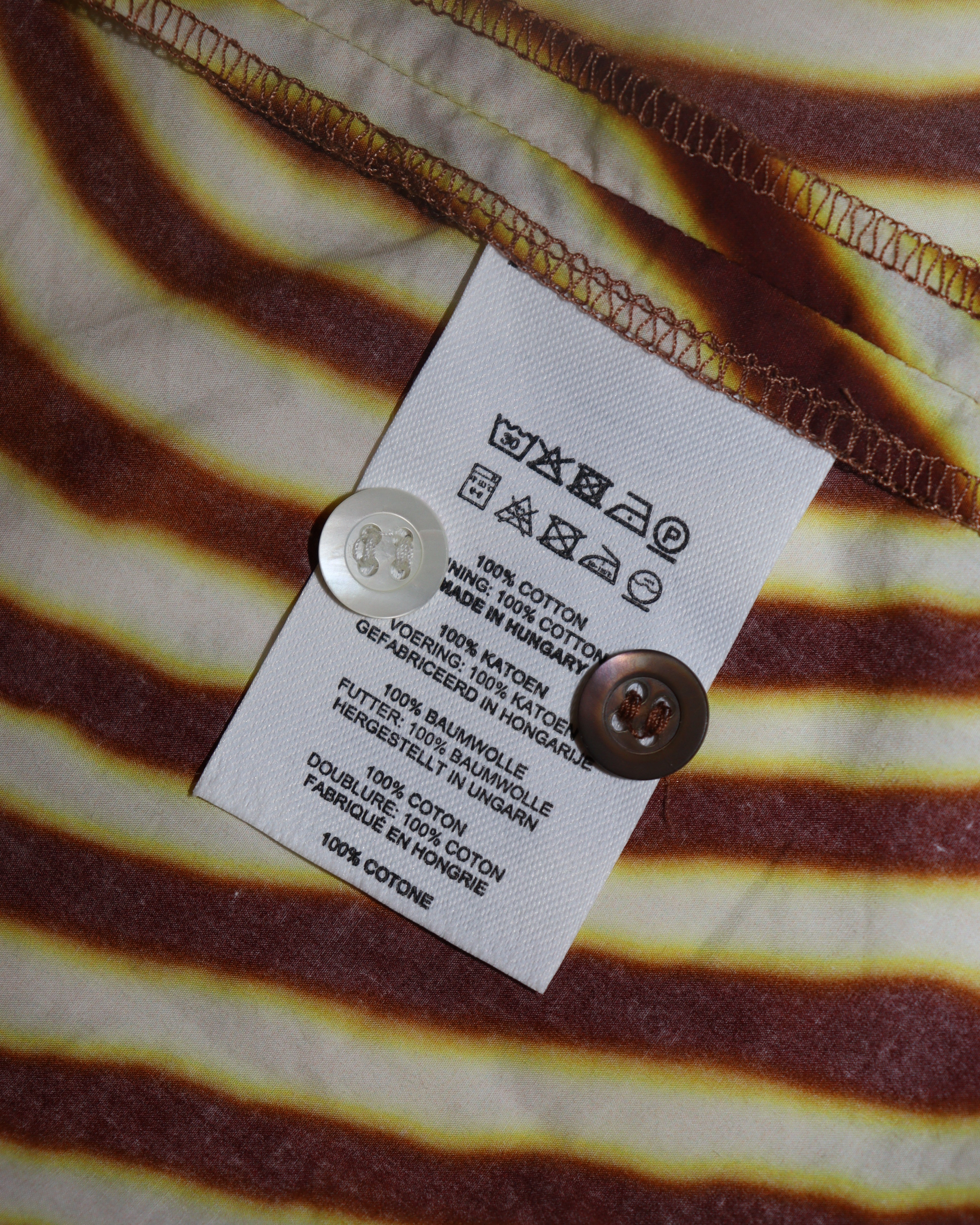 Pre-owned: Dries Van Noten Darlo Pleated Striped Midi Length Dress