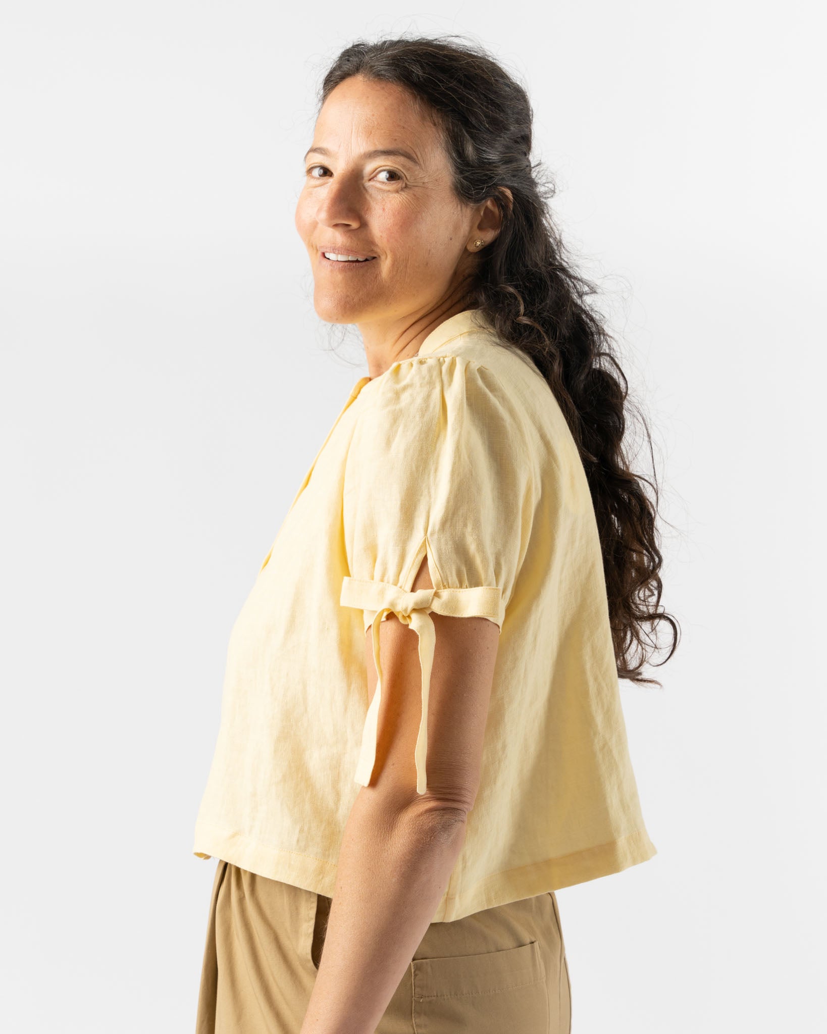 Emma Rothkopf Leila Blouse in Beurre
