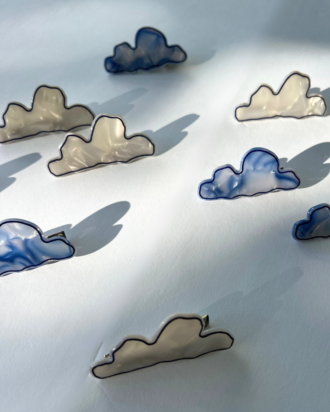 Milk Teeth Clouds Kids Hairclips