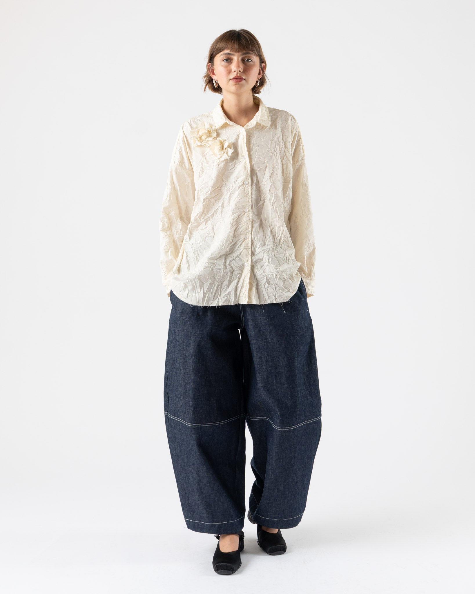 Fabiana Pigna Temis Pant in Denim