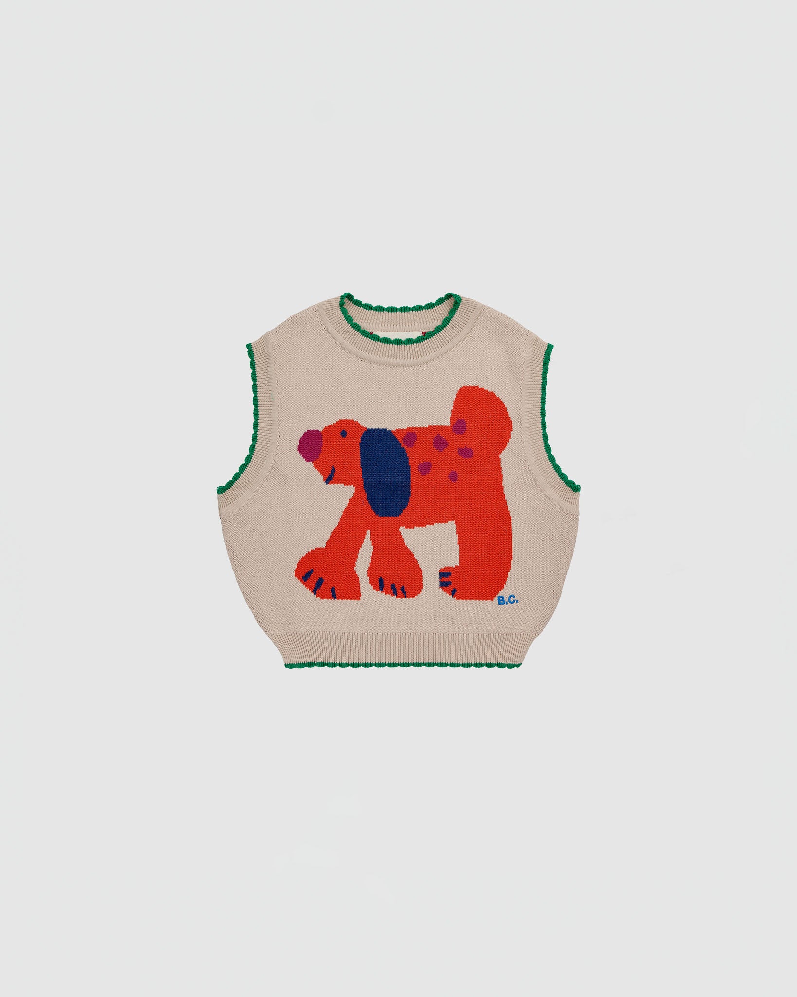 Bobo Choses Fairy Dog Jacquard Knitted Vest