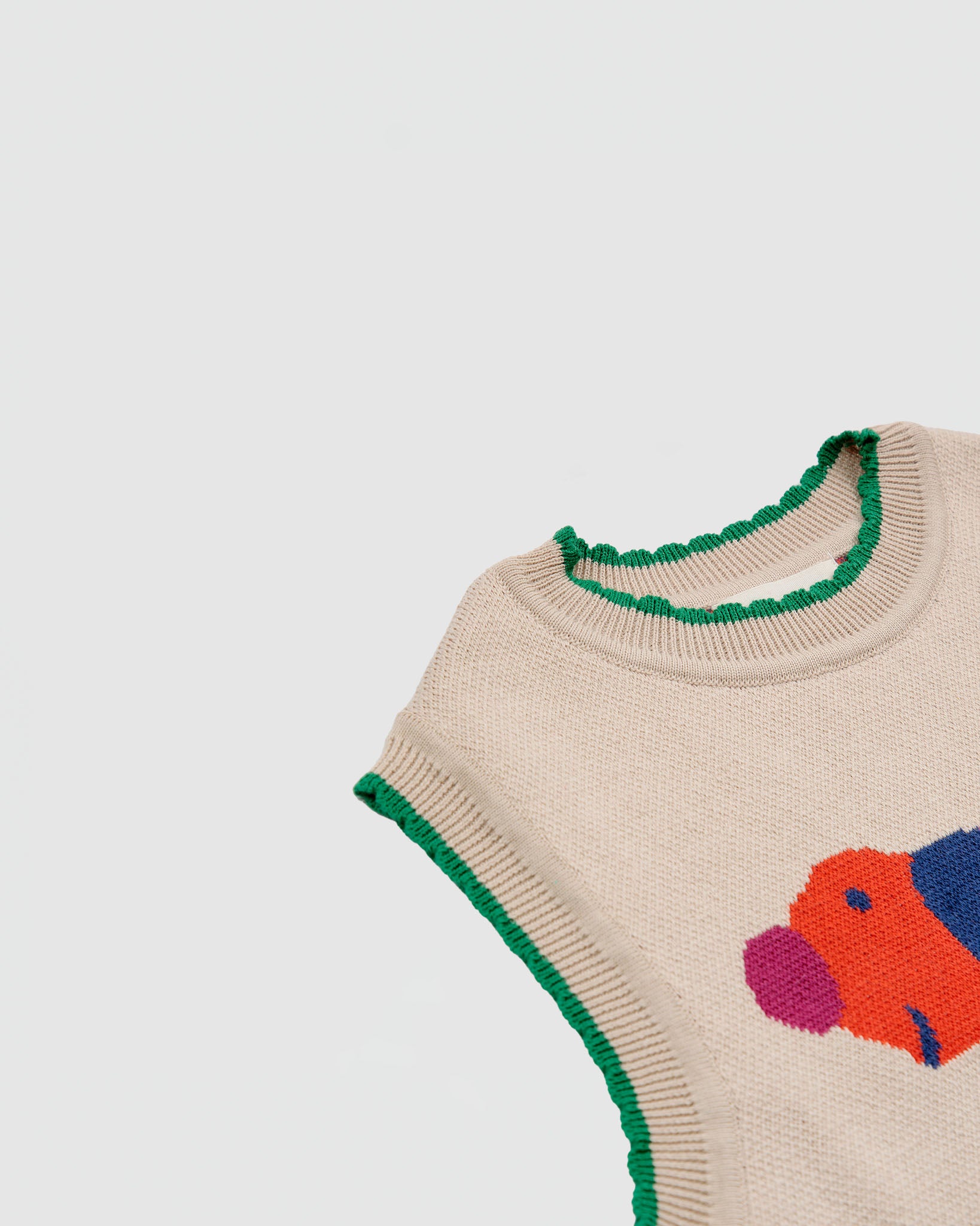 Bobo Choses Fairy Dog Jacquard Knitted Vest