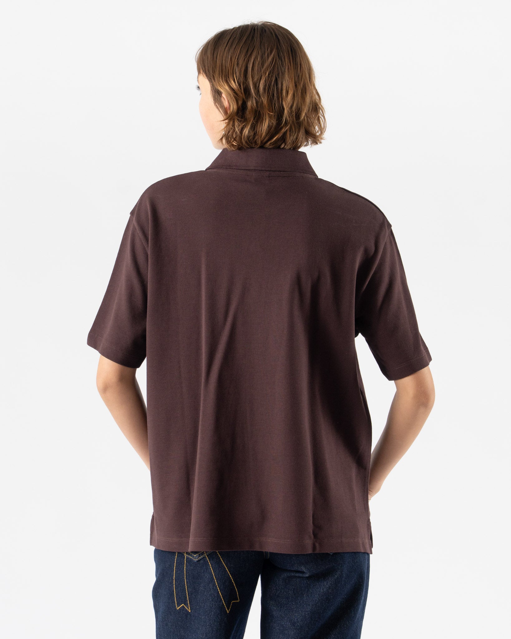 FLORE FLORE Julie Polo in Chocolate Plum