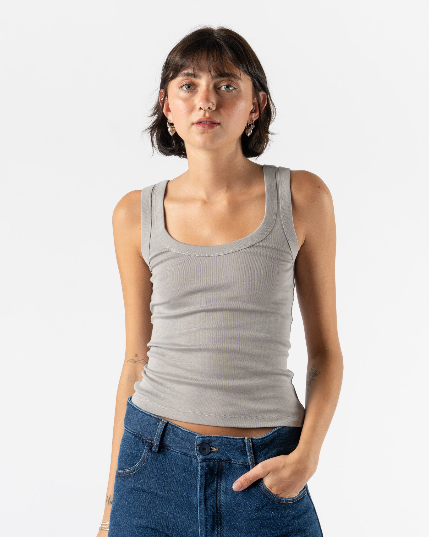 FLORE FLORE Hillie Tank in Mouse