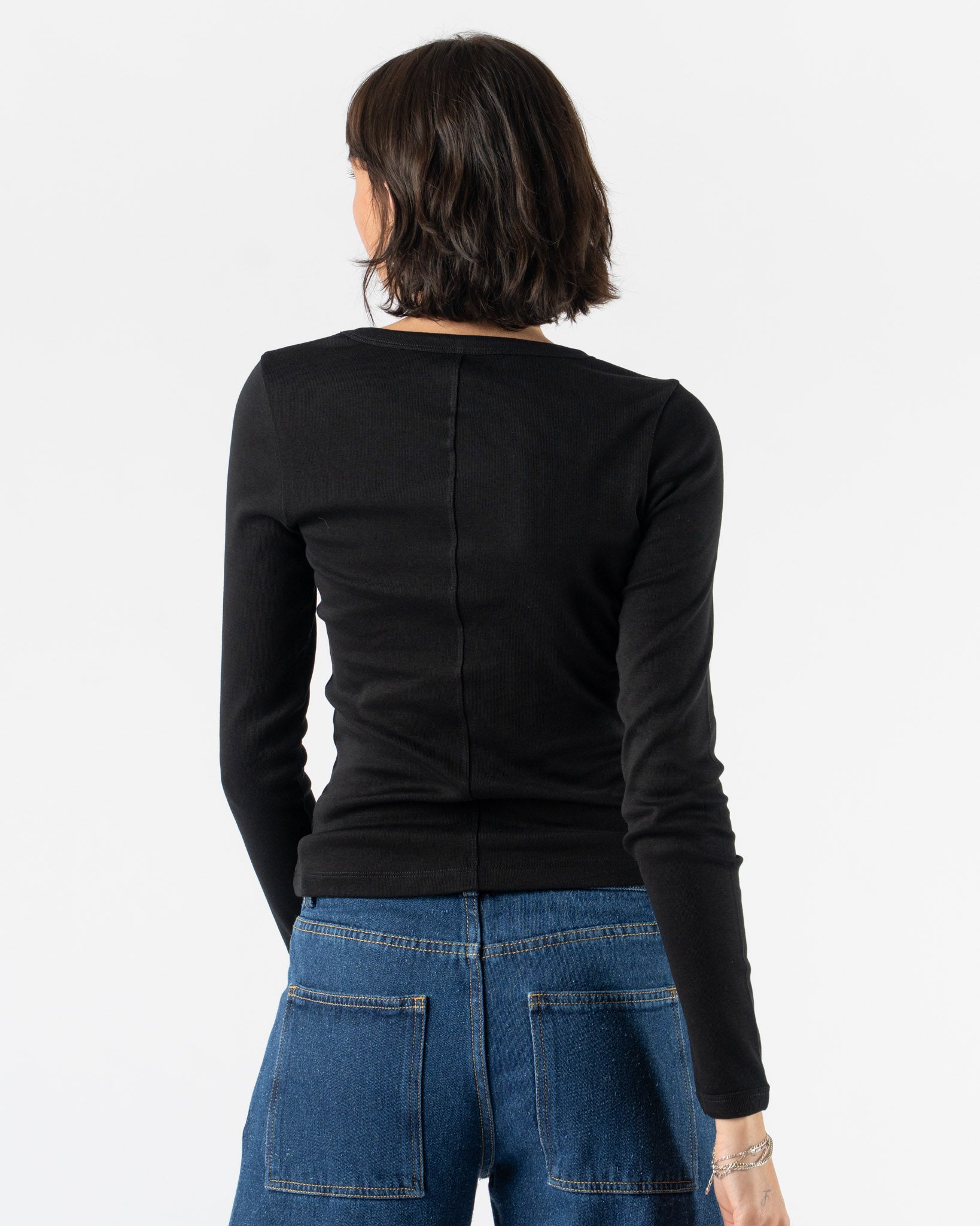FLORE FLORE Jill Long Sleeve in Black