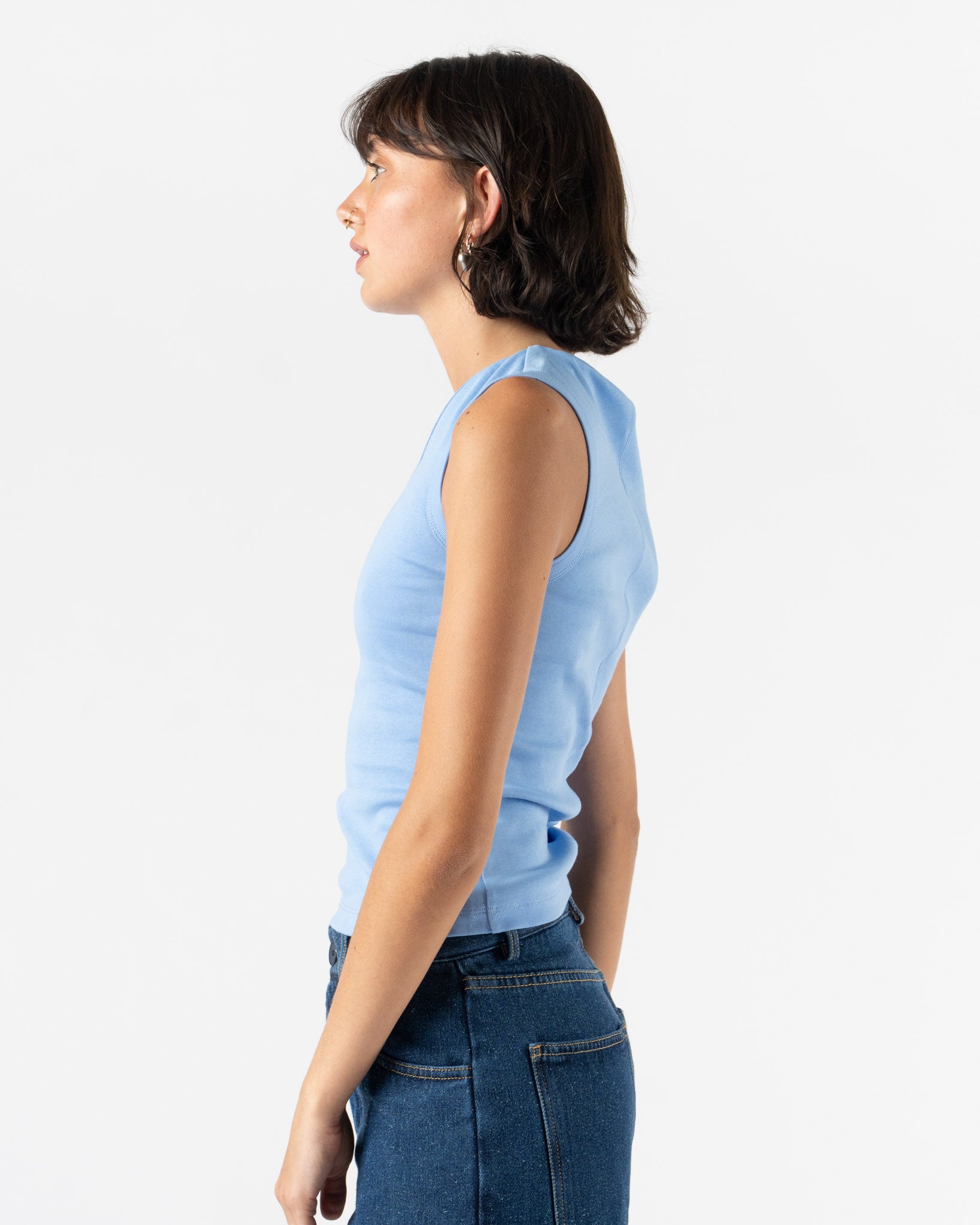 FLORE FLORE Jill Tank in Baby Blue