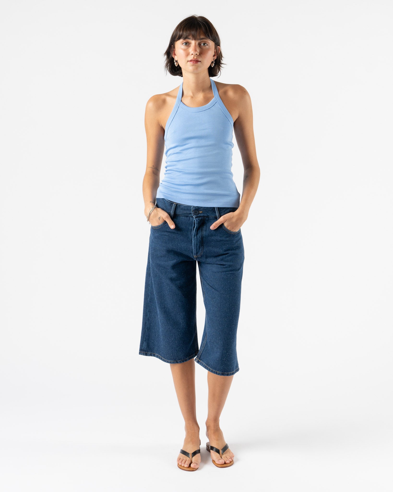 FLORE FLORE Angie Tank in Baby Blue