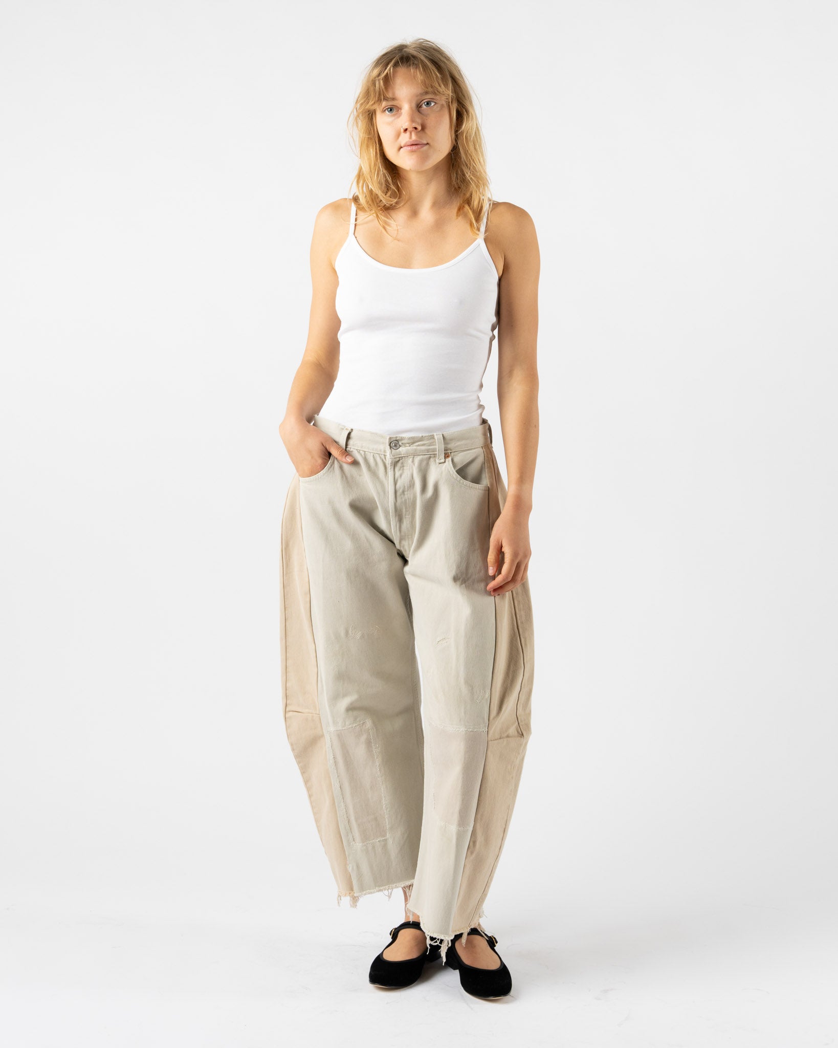 FLORE FLORE Bibi Cami in White