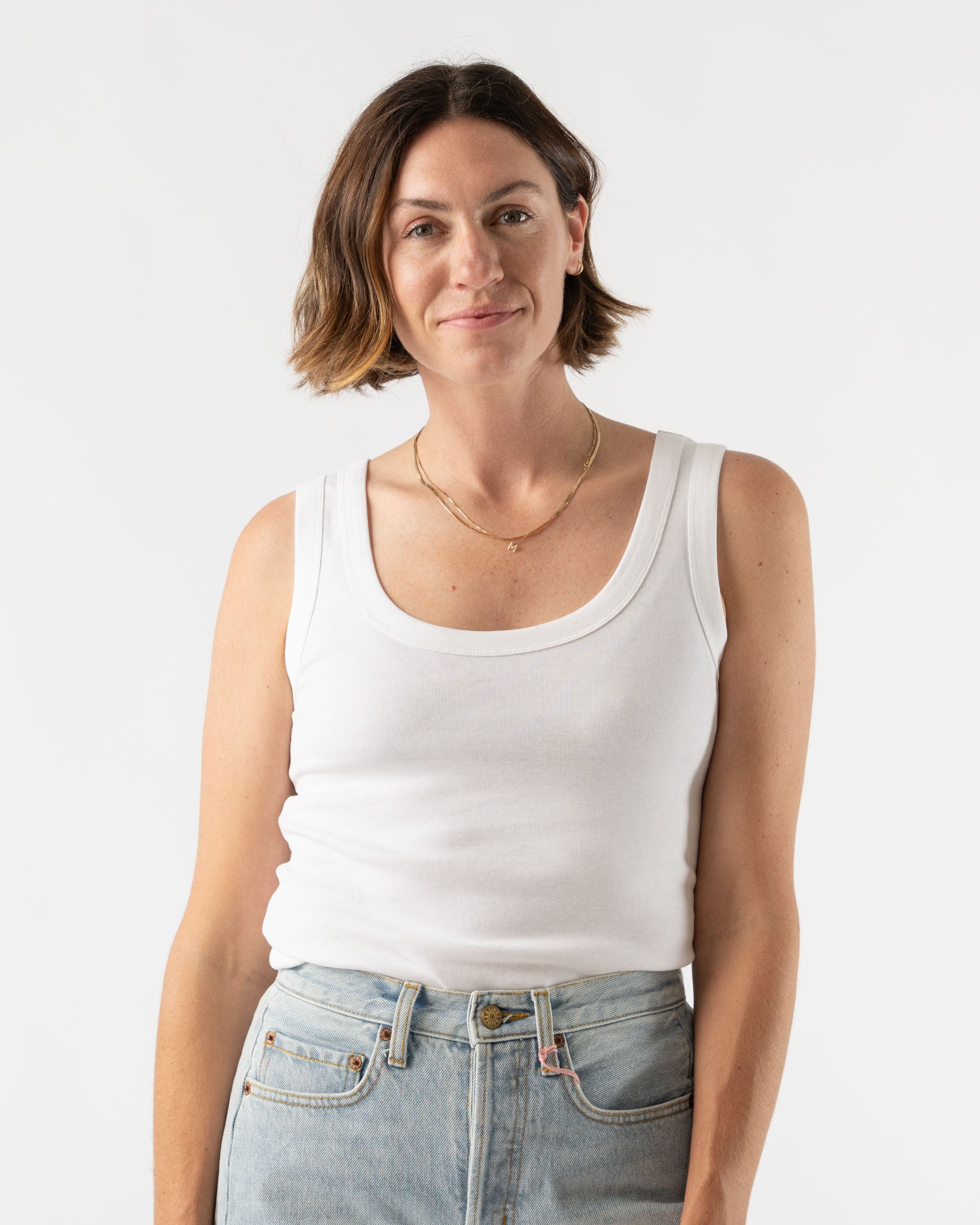 FLORE FLORE Hillie Tank in White