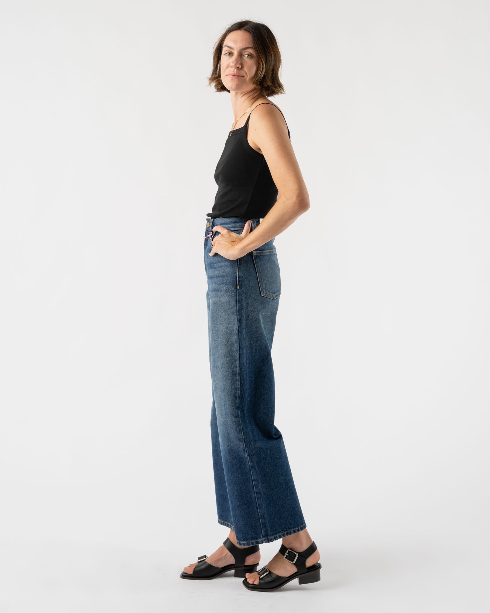 FLORE FLORE May Cami in Black