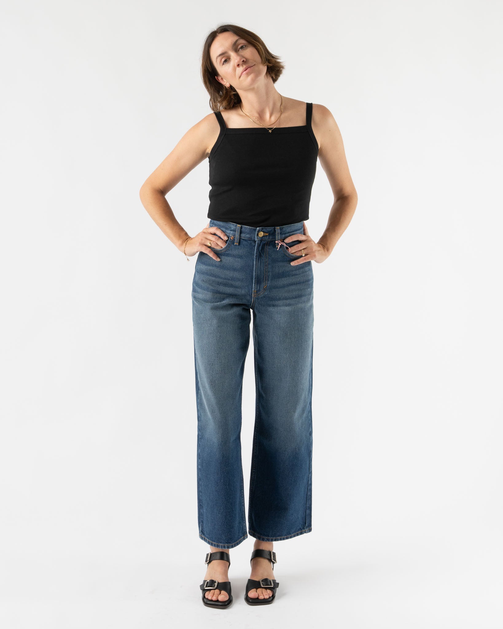 FLORE FLORE May Cami in Black