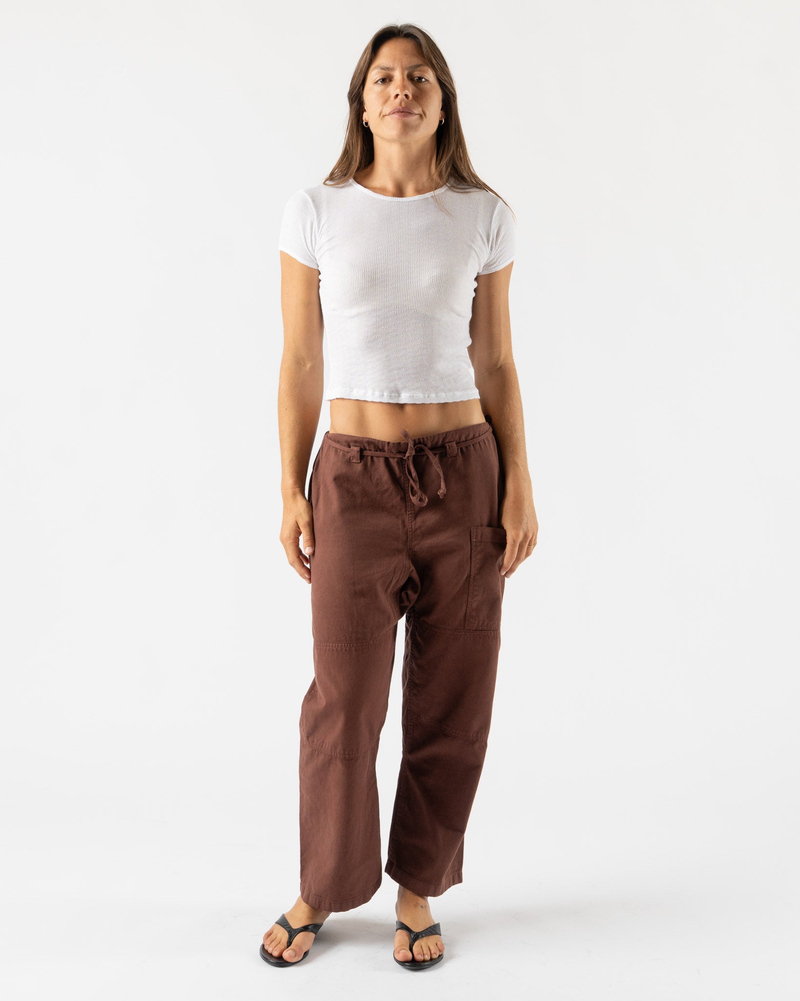 Gil Rodriguez Pointelle Perla Tee in White