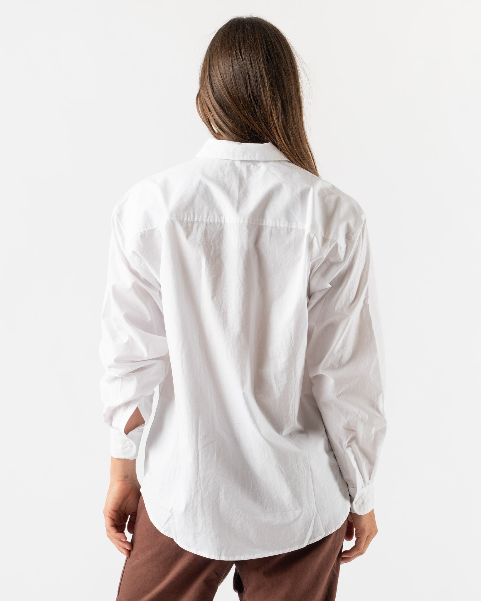 Gil Rodriguez The Big Button Up in White