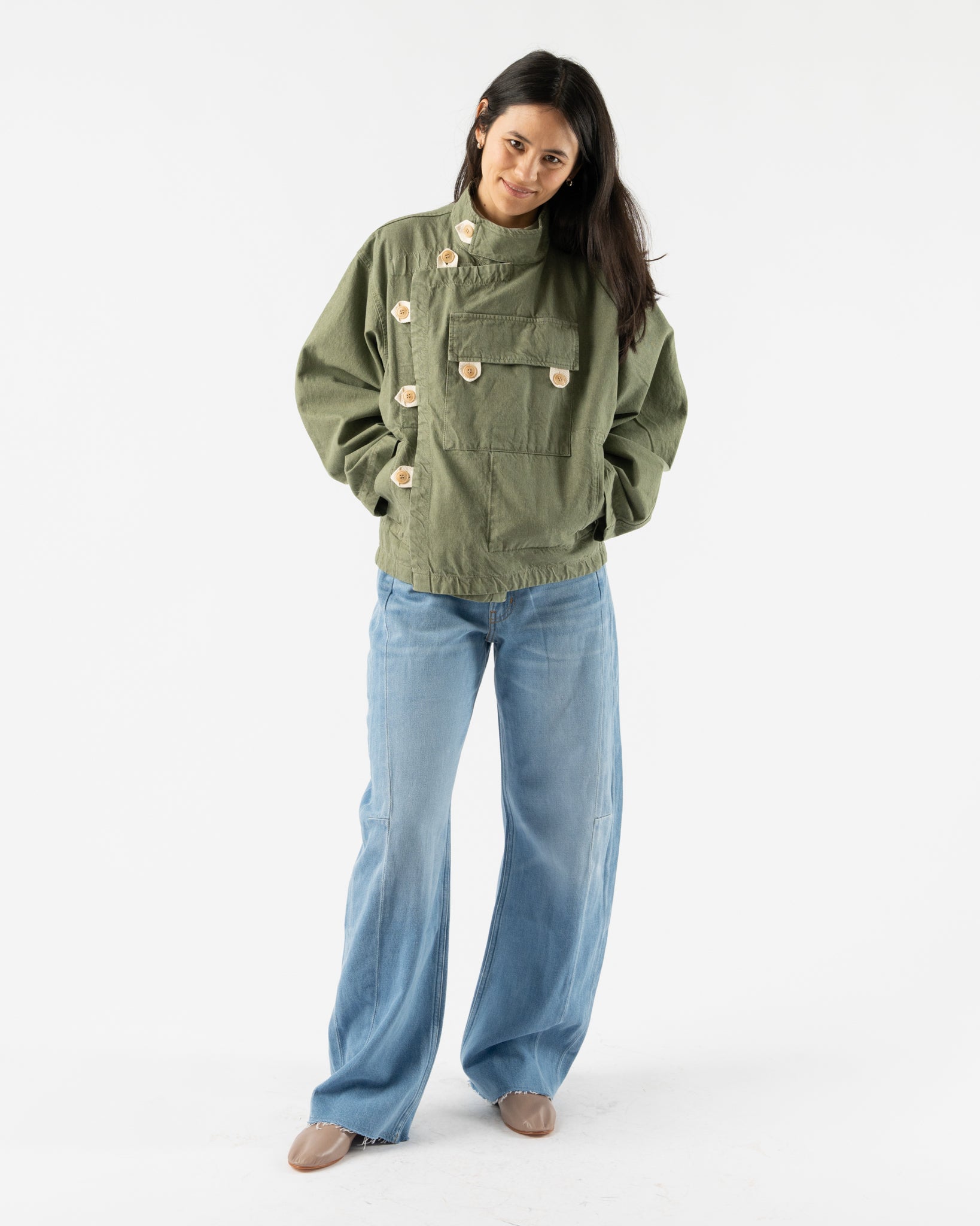 Girls of Dust Rider Jacket in Marshall Green