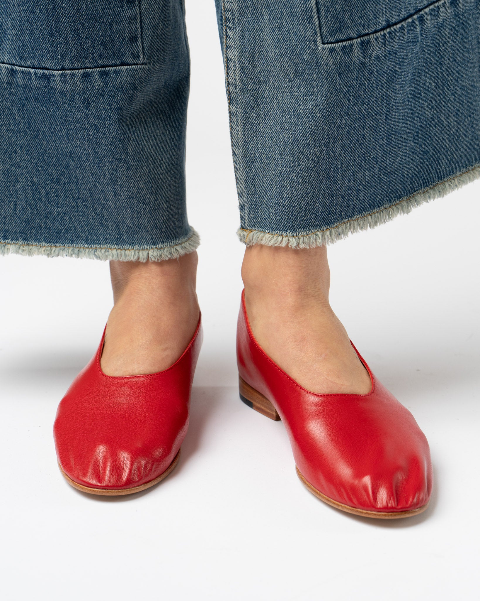 Martiniano Glove Shoe in Red