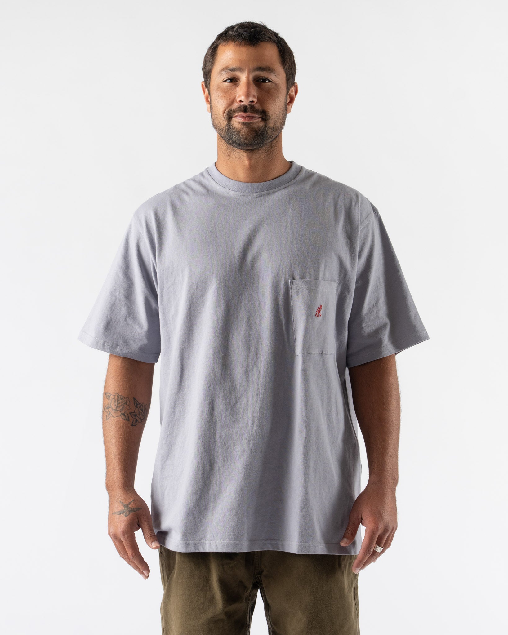 Gramicci One Point Tee in Lavender