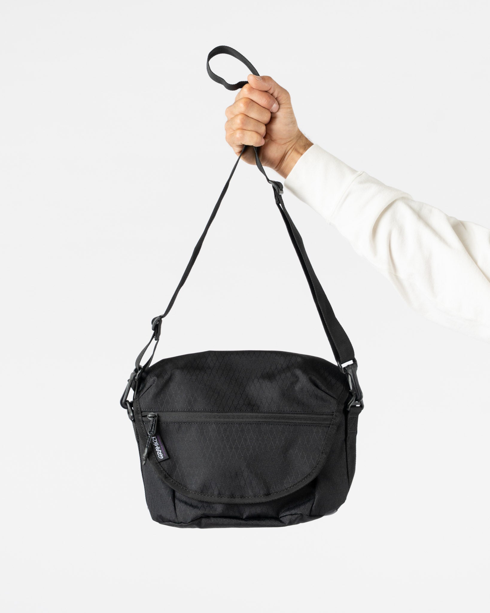 Gramicci Multi Side Bag in Black Curated at Jake and Jones