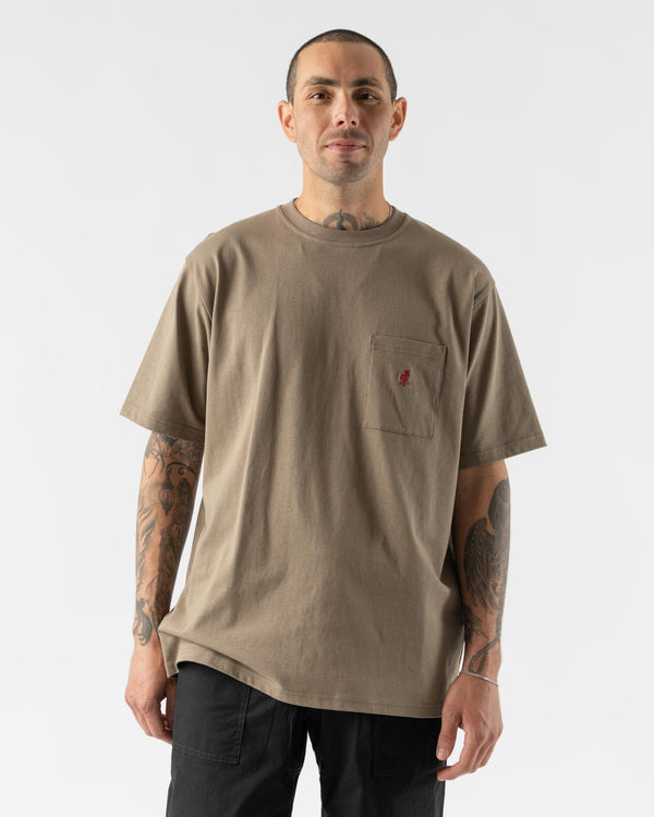 Gramicci One Point Tee in Coyote