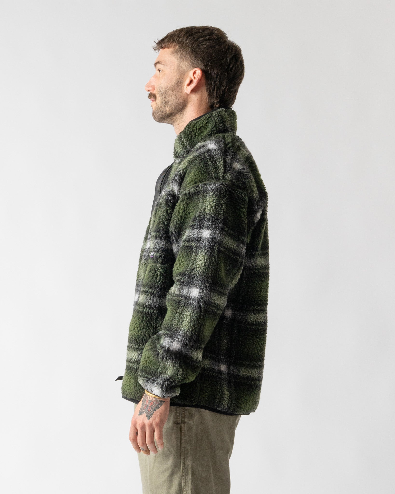 Gramicci Shadow Plaid Sherpa Jacket