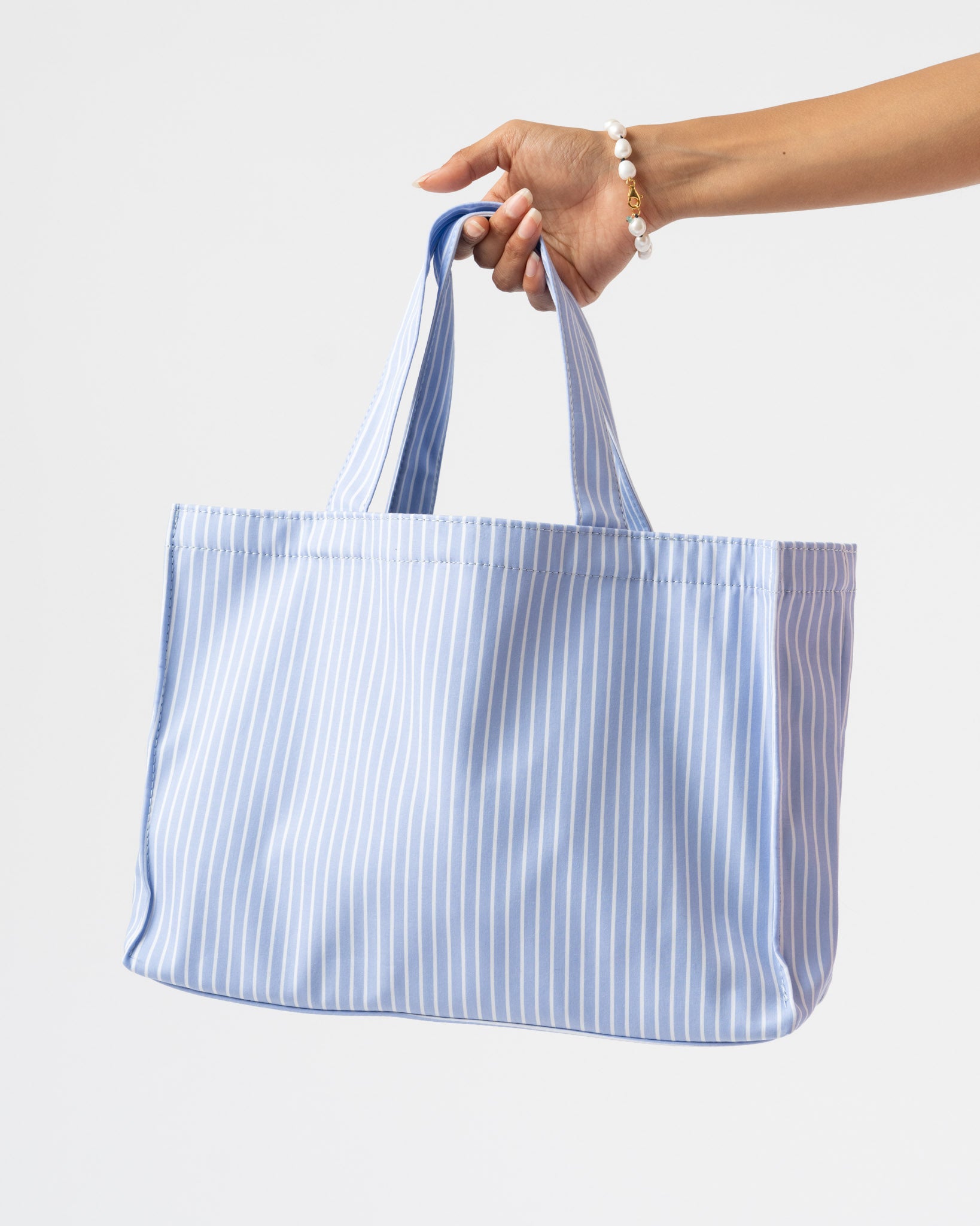Hai Bernadette Bag in Blue/White Stripe