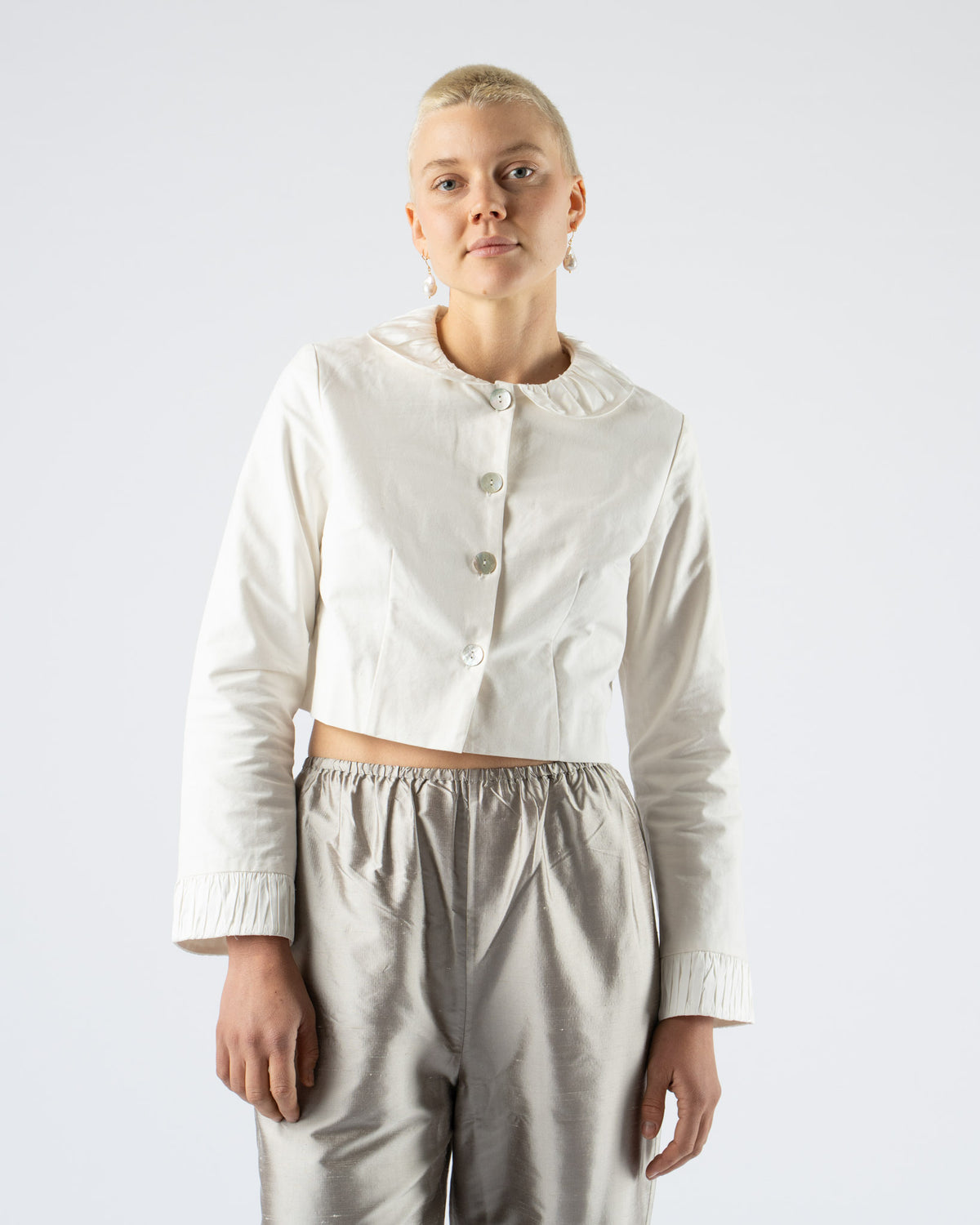 Hai Marla Jacket in Ivory Curated at Jake and Jones
