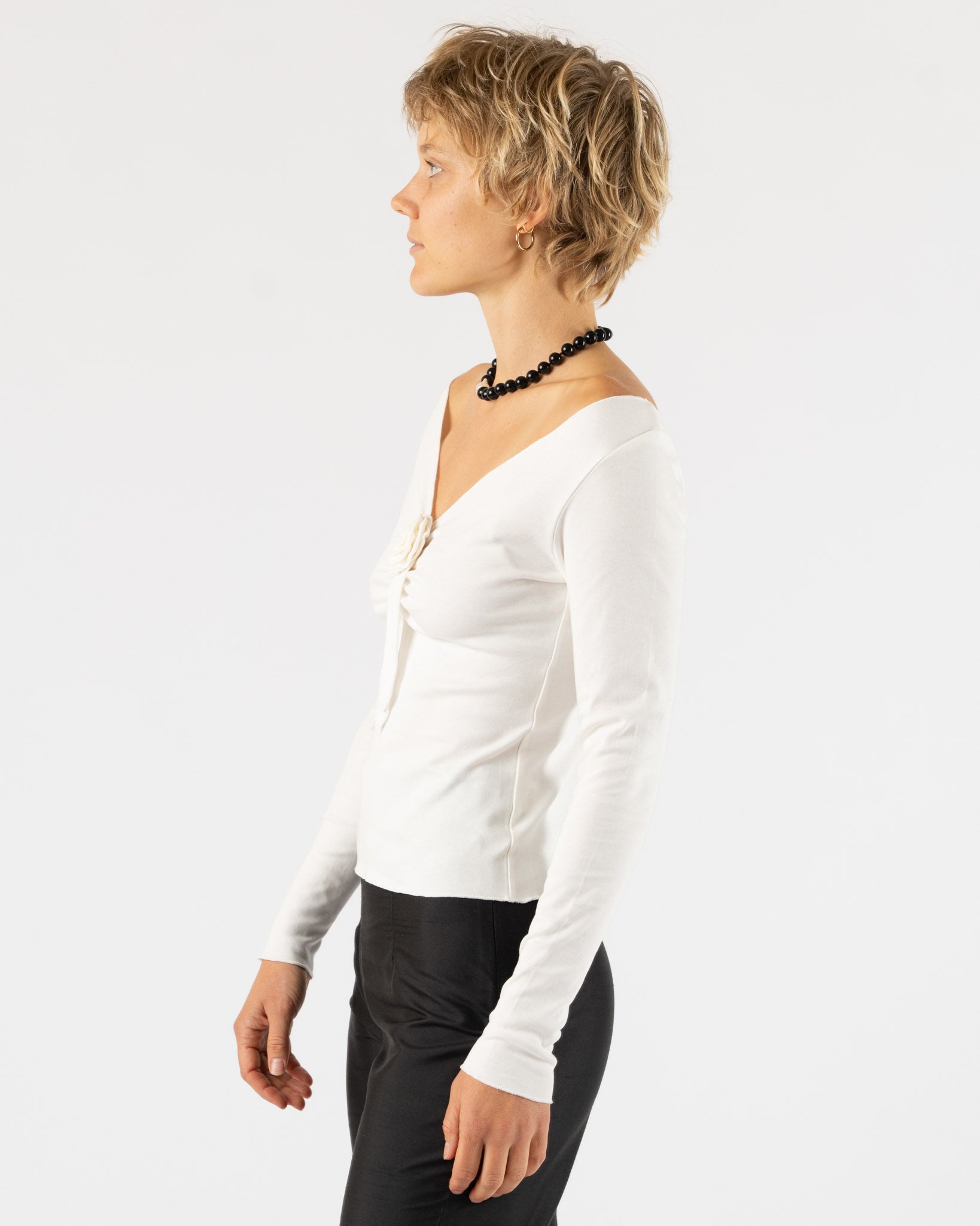 Hai Gretchen Tee in White