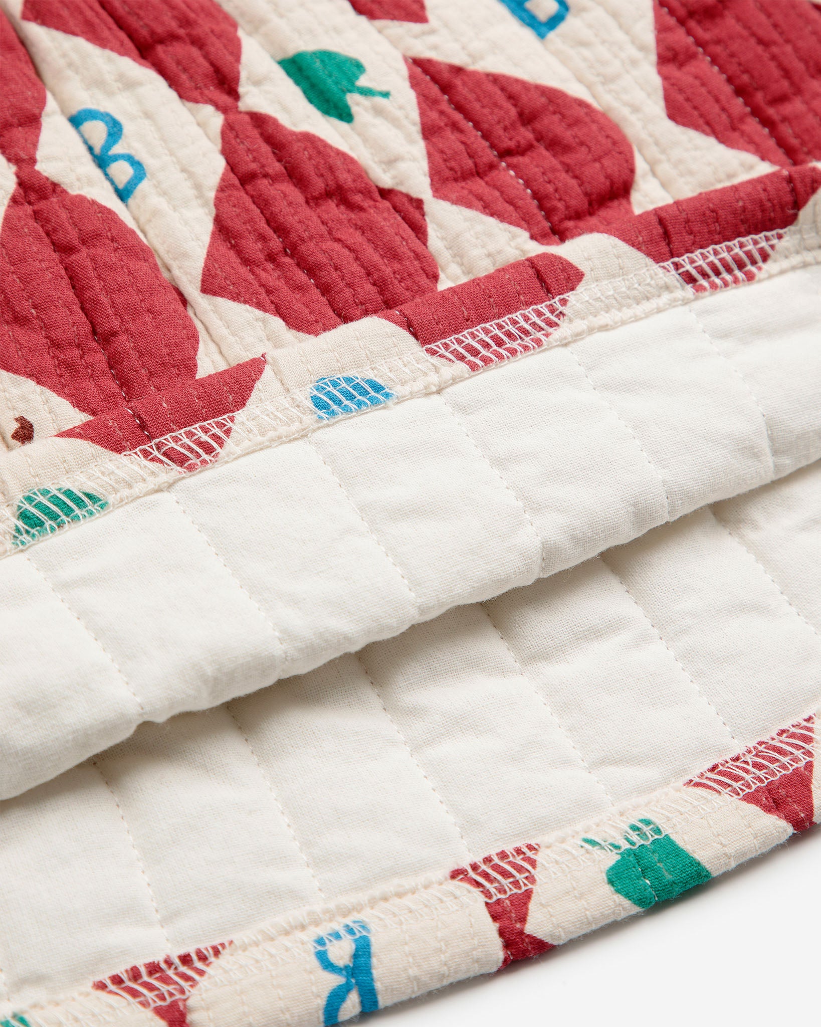 Bobo Choses Harlequin All Over Quilted Woven Skirt