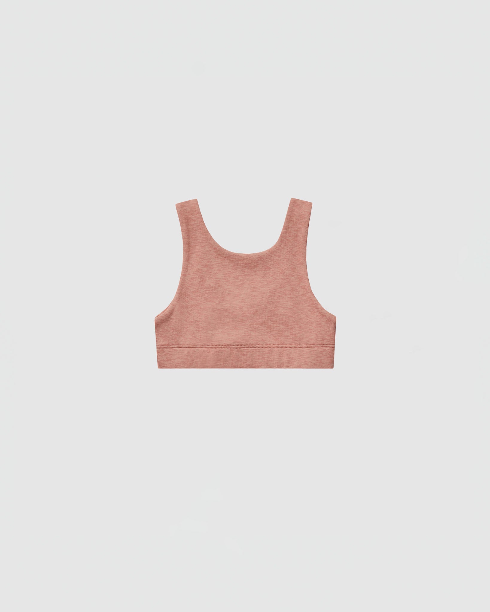Rylee + Cru Longline Bra in Heathered Lipstick
