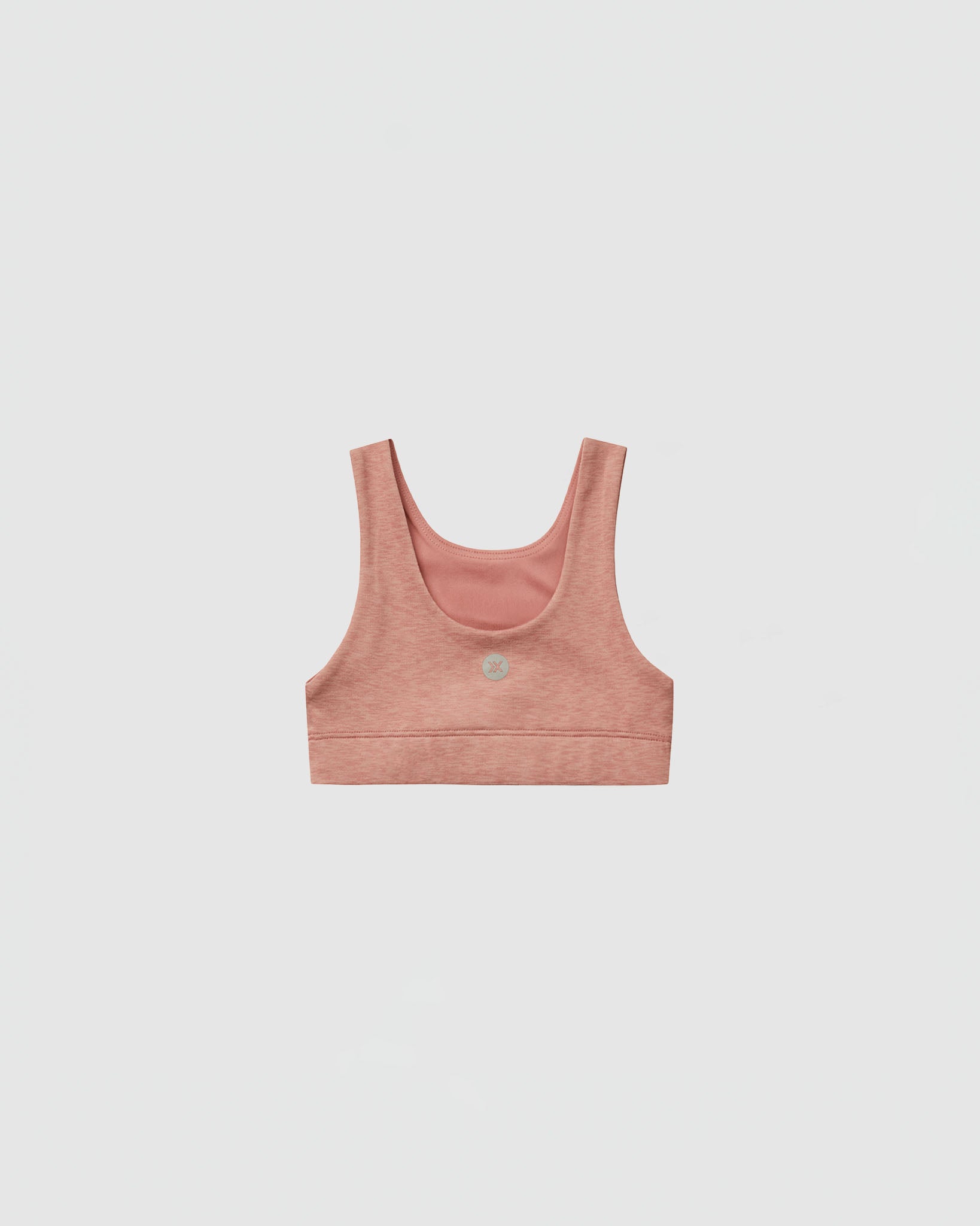 Rylee + Cru Longline Bra in Heathered Lipstick