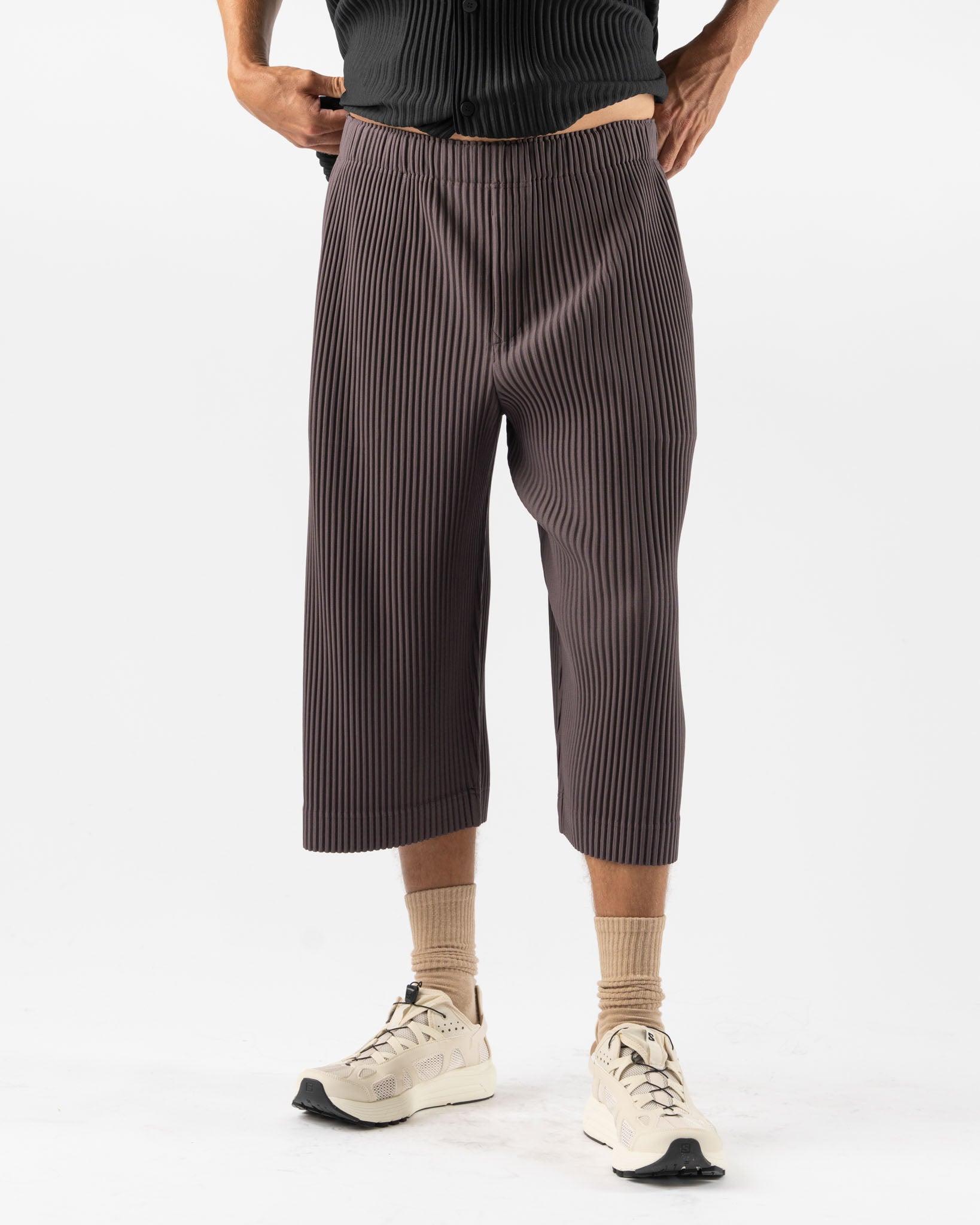 Homme Plissé Issey Miyake Pleats Bottoms 1 in Slate Violet Curated 