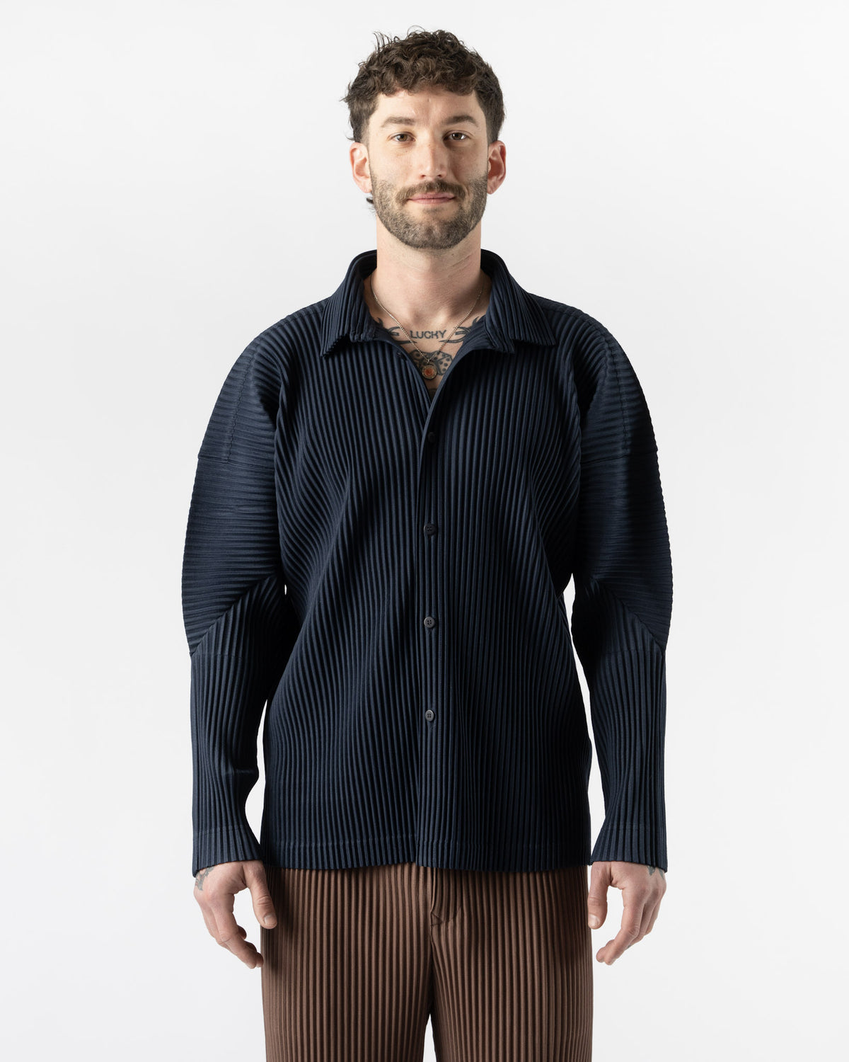Homme Plissé Issey Miyake MC November Midnight Blue Curated at 