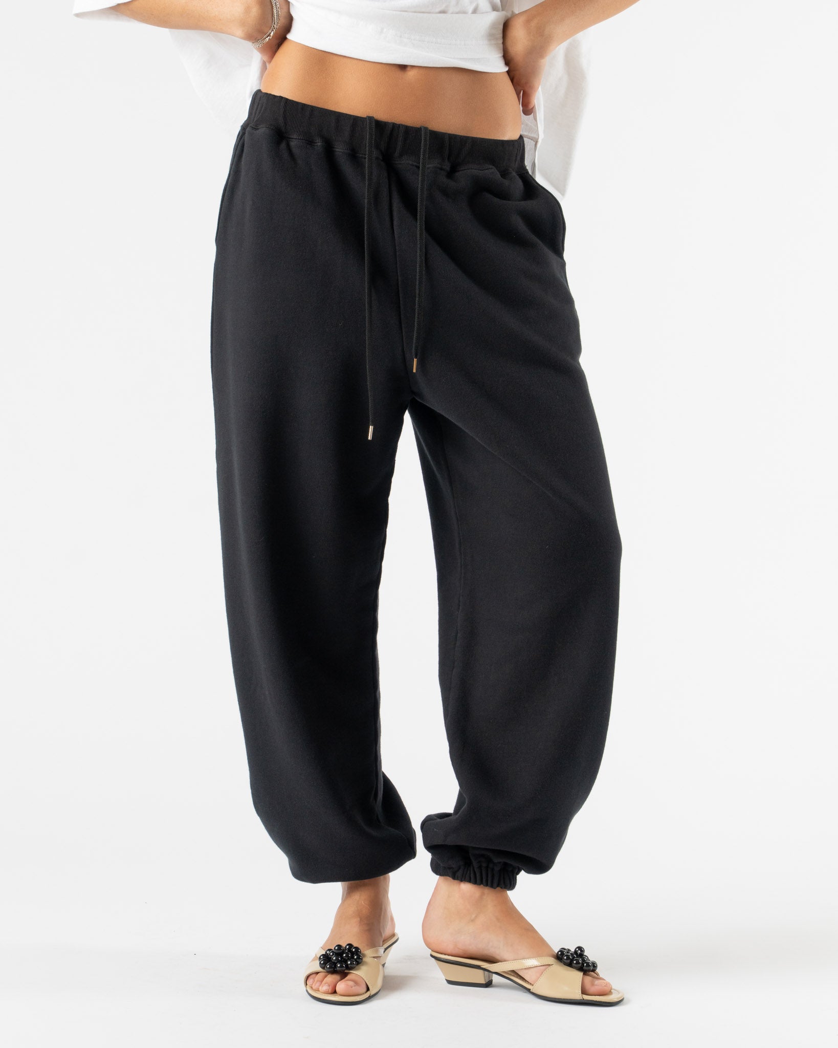 Ichi Antiquités French Terry Pants in Cotton