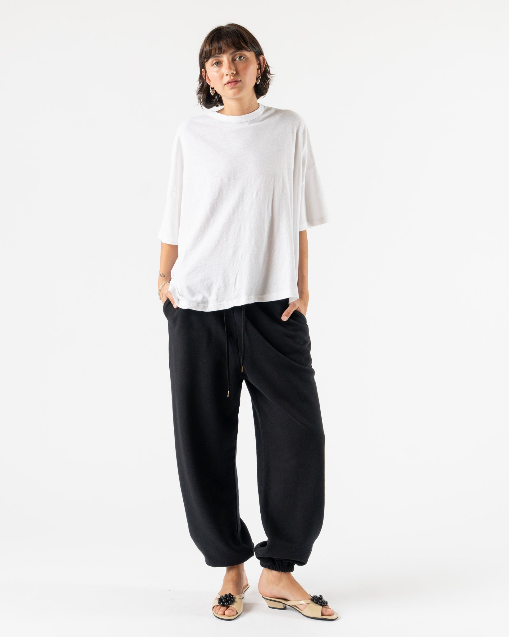 Ichi Antiquités French Terry Pants in Cotton