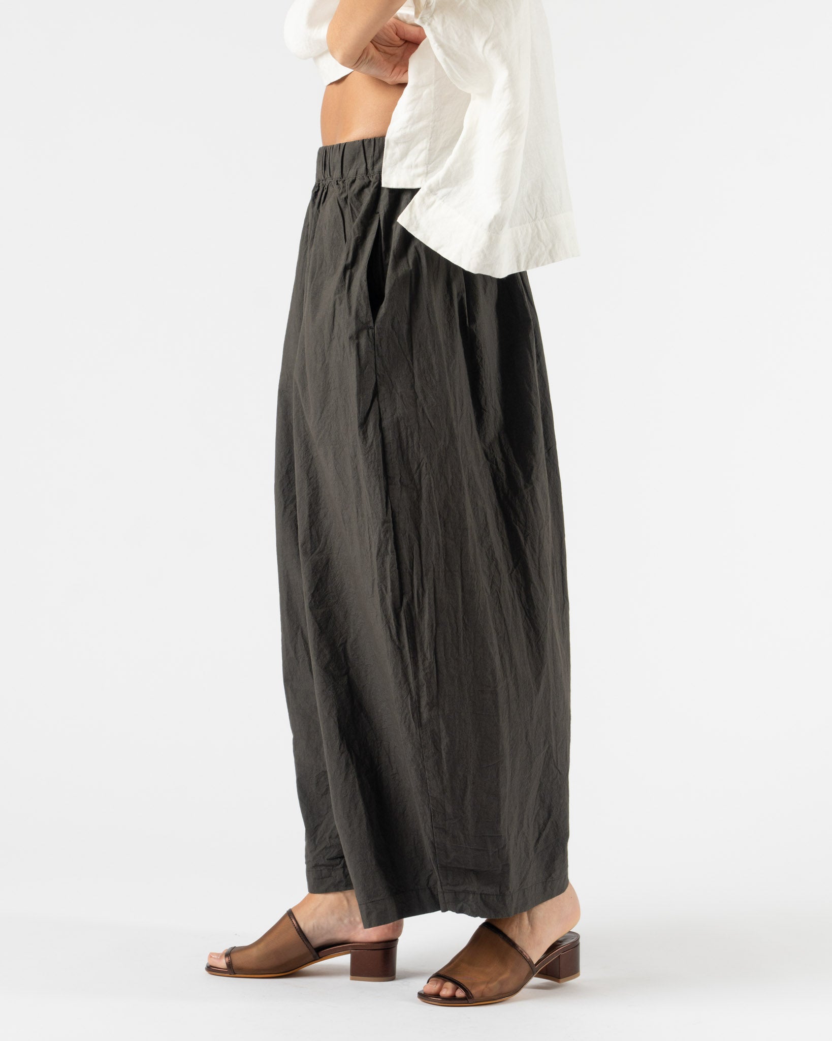 Ichi Antiquités Typewriter Pants in Charcoal