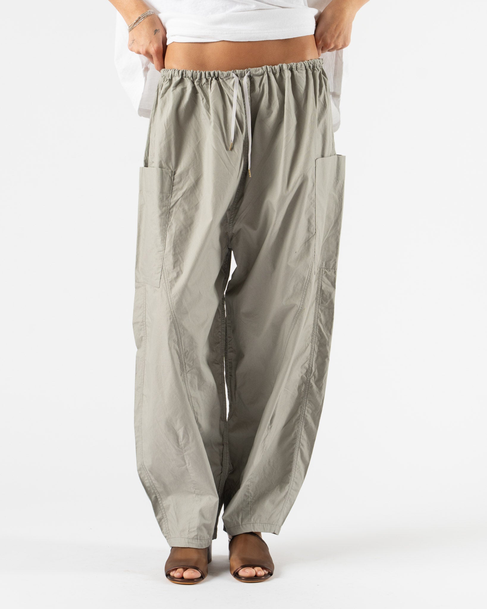 Ichi Antiquités Typewriter Pants in Gray
