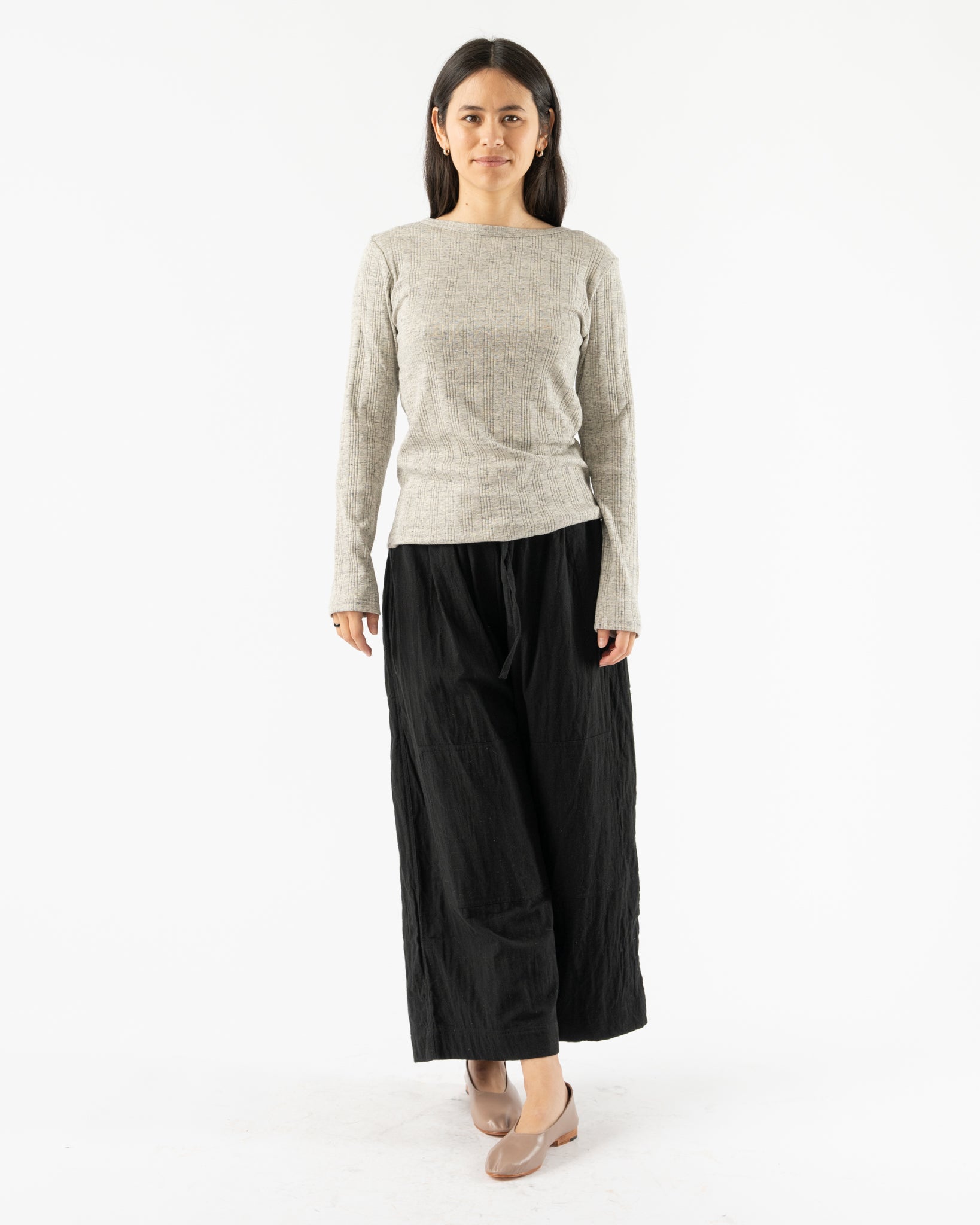 Ichi Antiquités Azumadaki Quilt Pants in Black