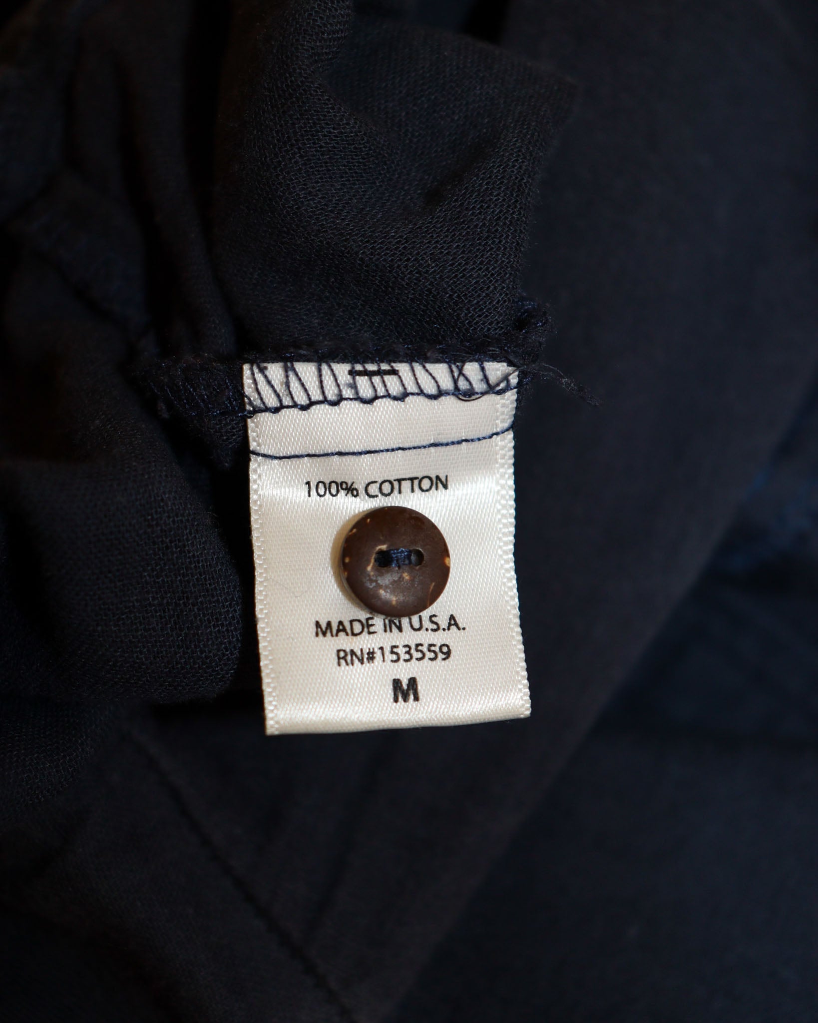 Pre-owned: It is Well LA Cotton Jumpsuit in Dark Navy