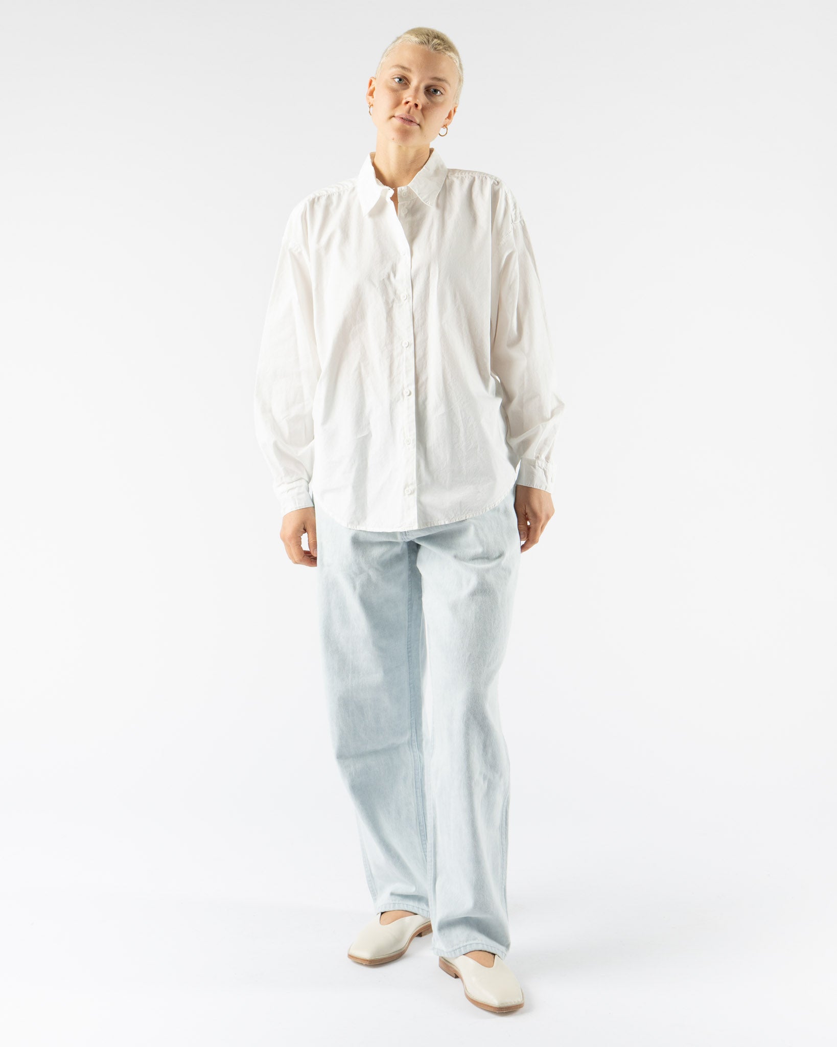 Jesse Kamm Alberta Shirt in Salt