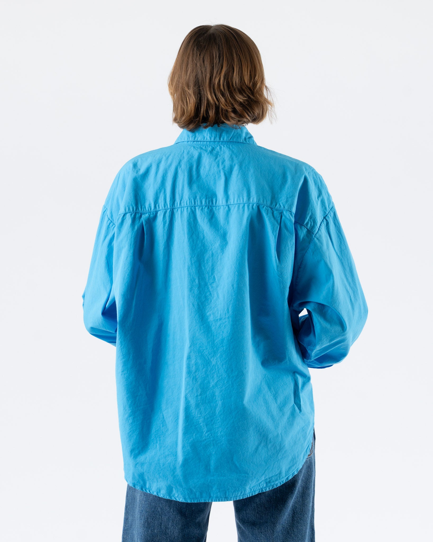 Jesse Kamm Alberta Shirt in Pool Blue