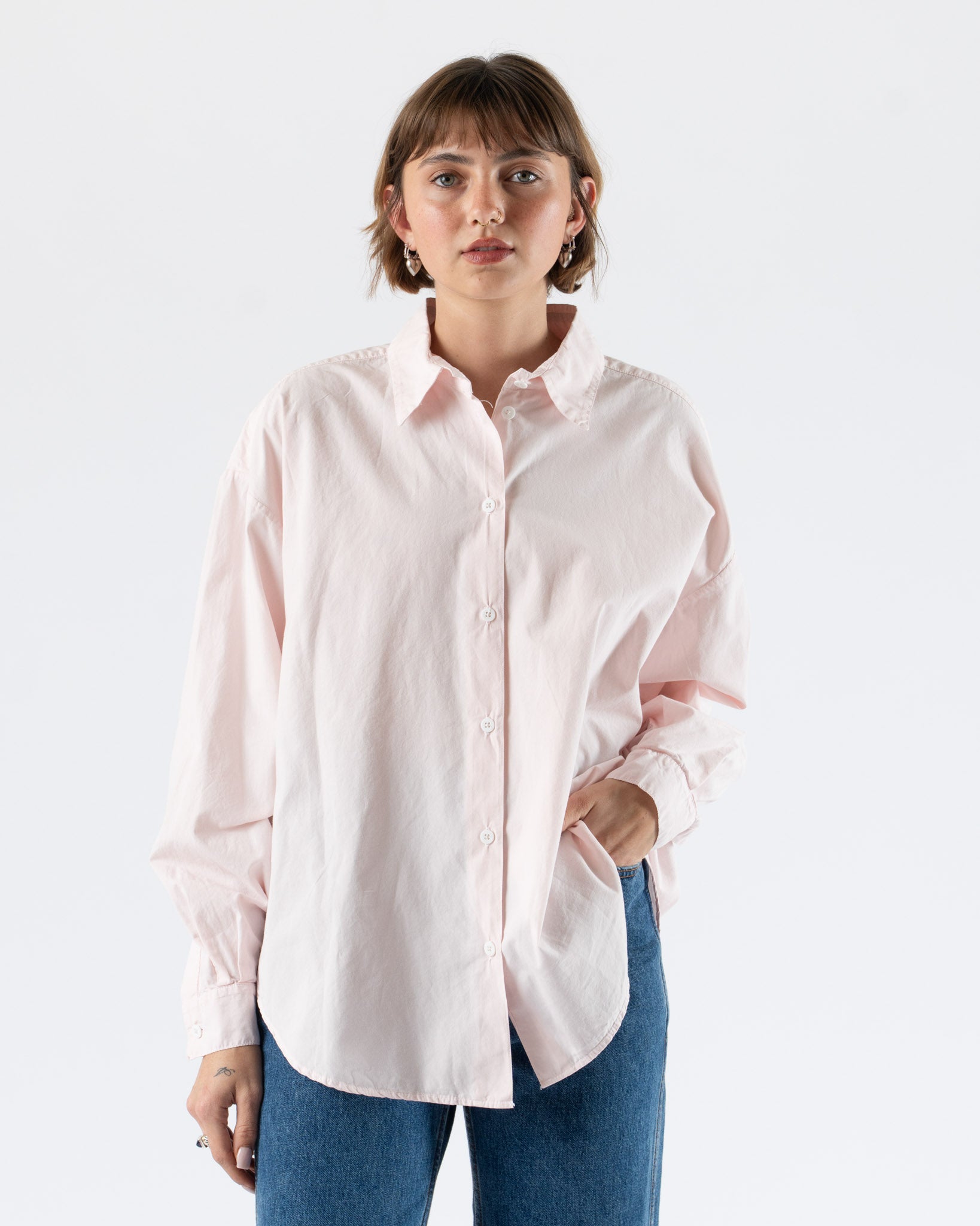Jesse Kamm Alberta Shirt in Prima Pink