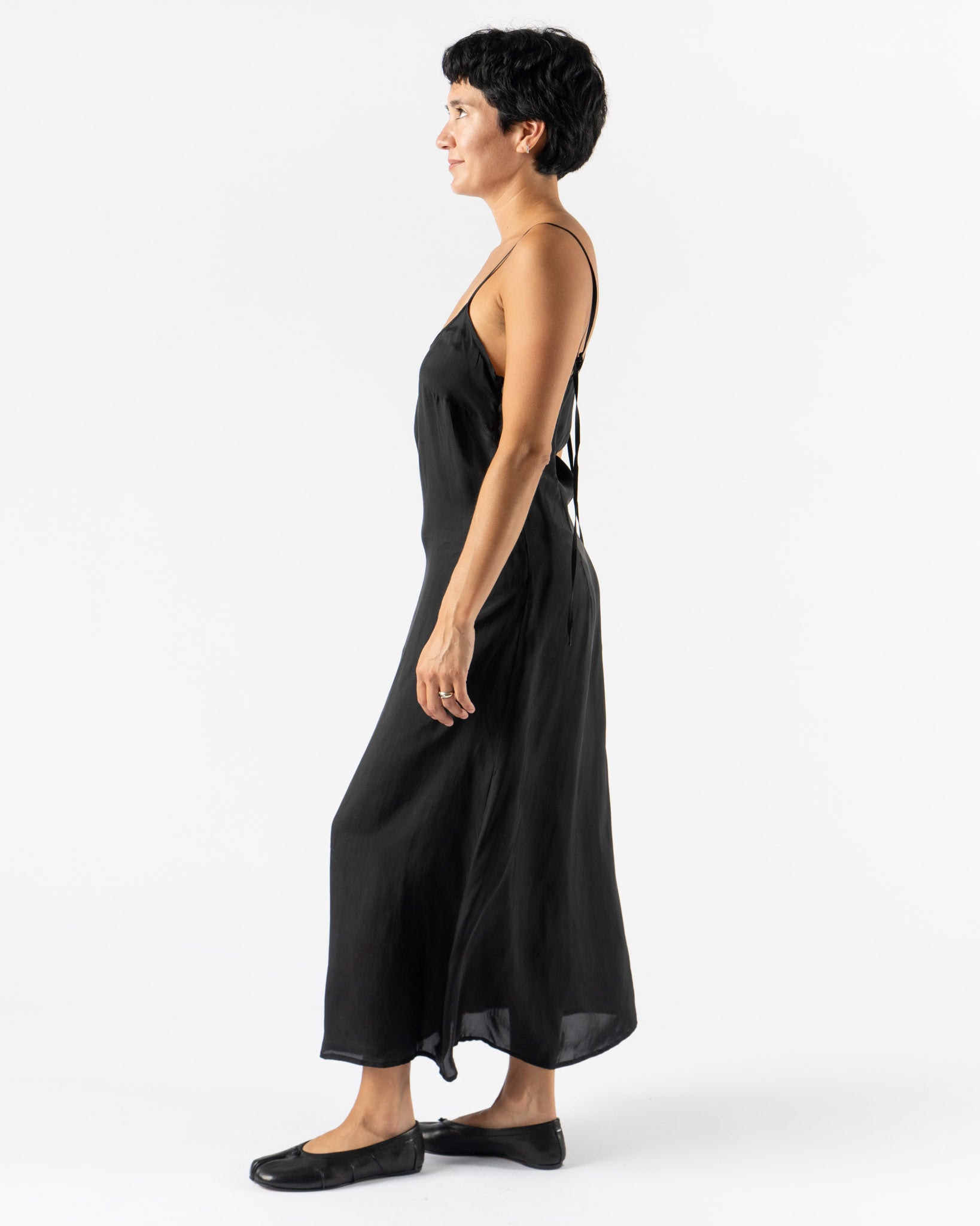 Jesse Kamm Slip Dress in Black