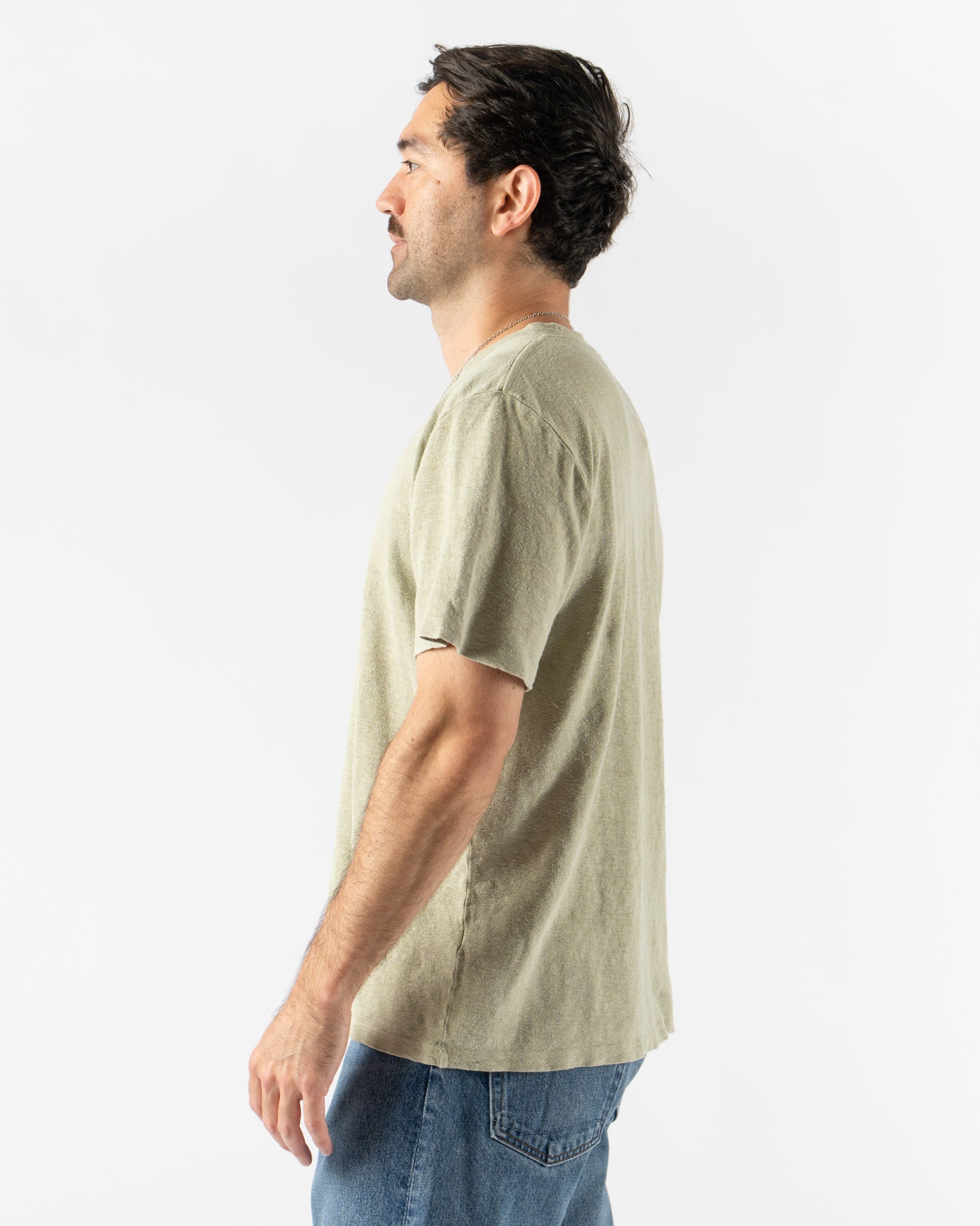 Jungmaven Mana 10 Tee in Agave Green