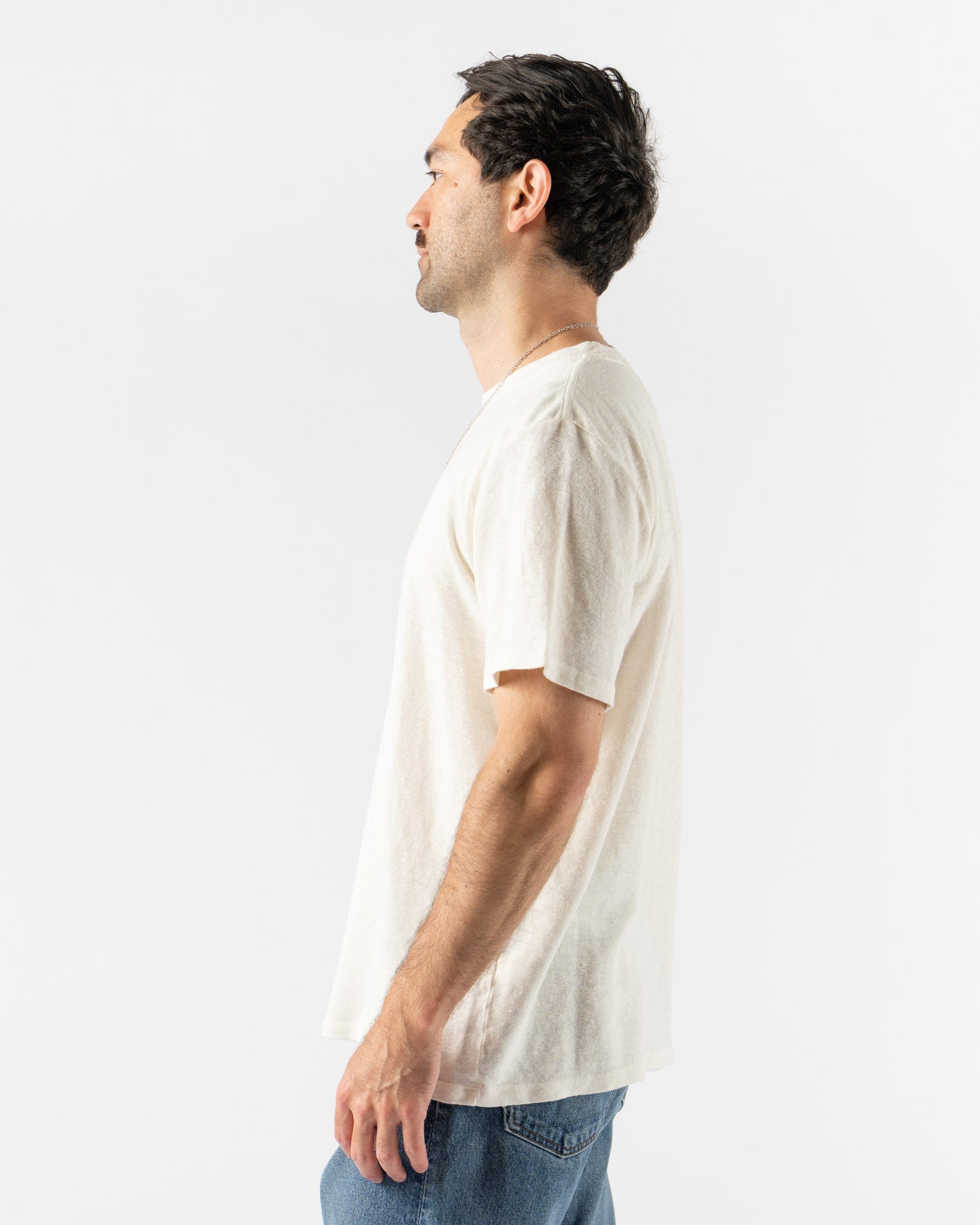 Jungmaven Mana 10 Tee in Washed White