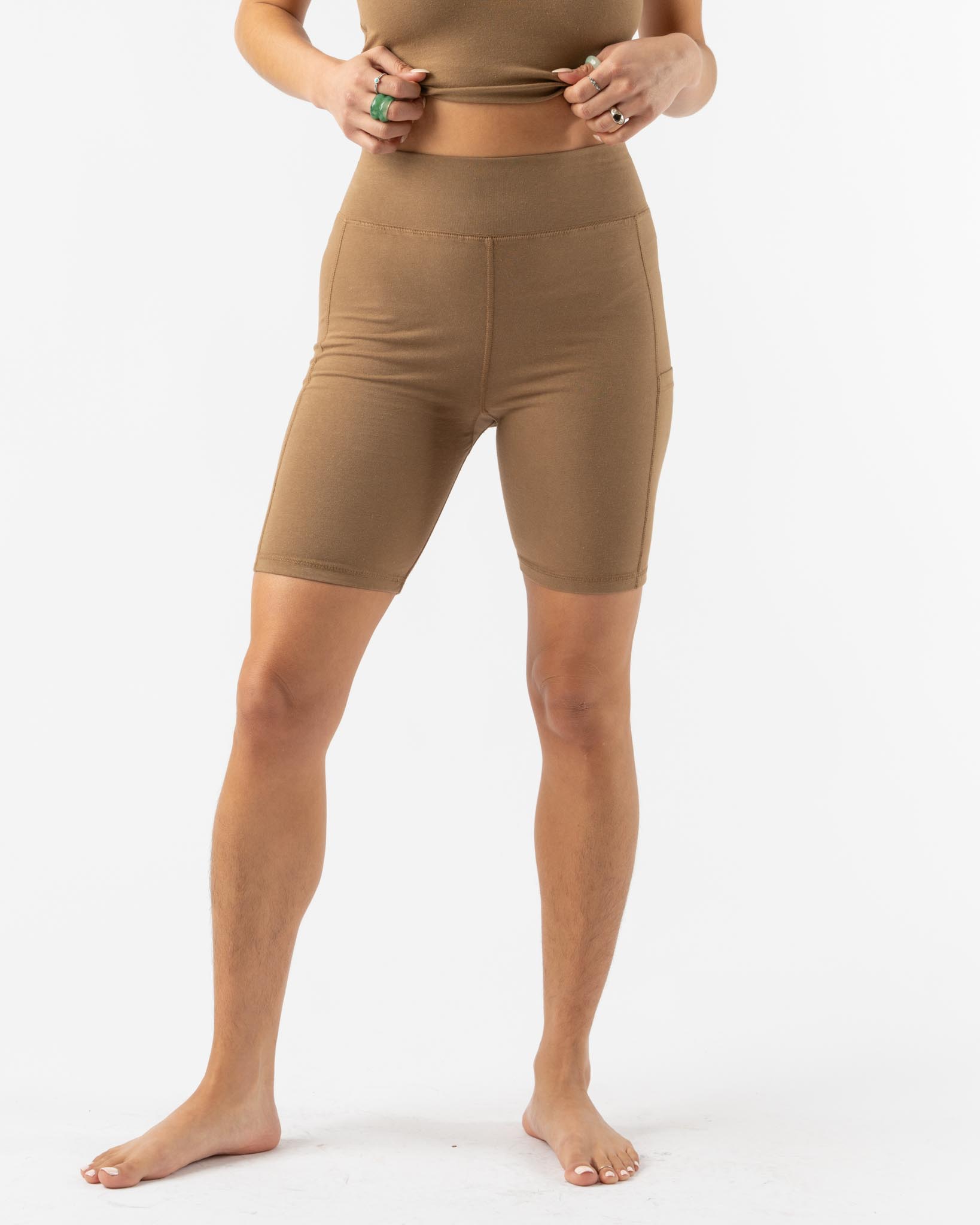 Jungmaven Bike Short in Coyote