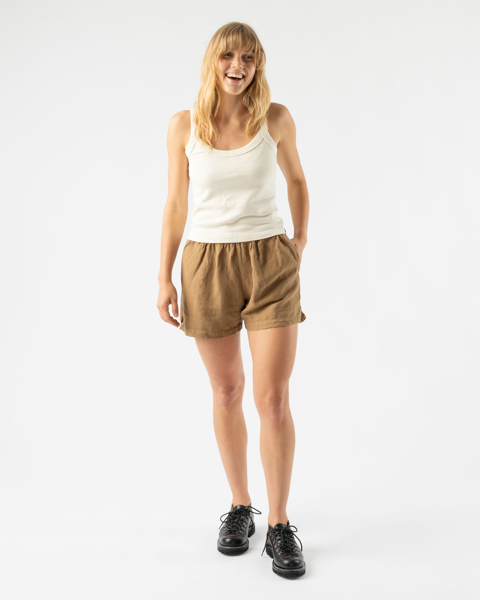 Jungmaven Keeley Short in Coyote