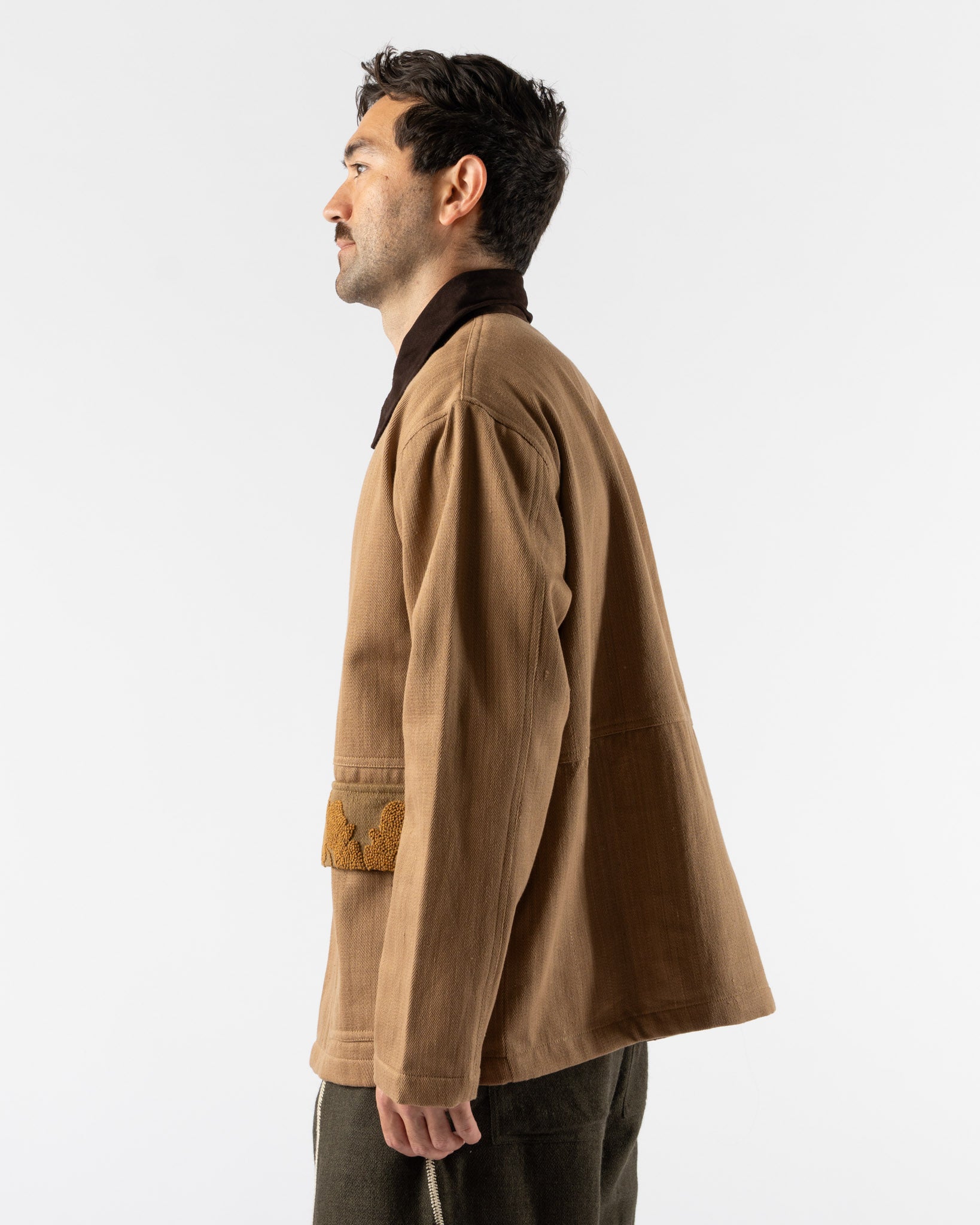 Kartik Research Jodhpur Jacket in Brown/Dust