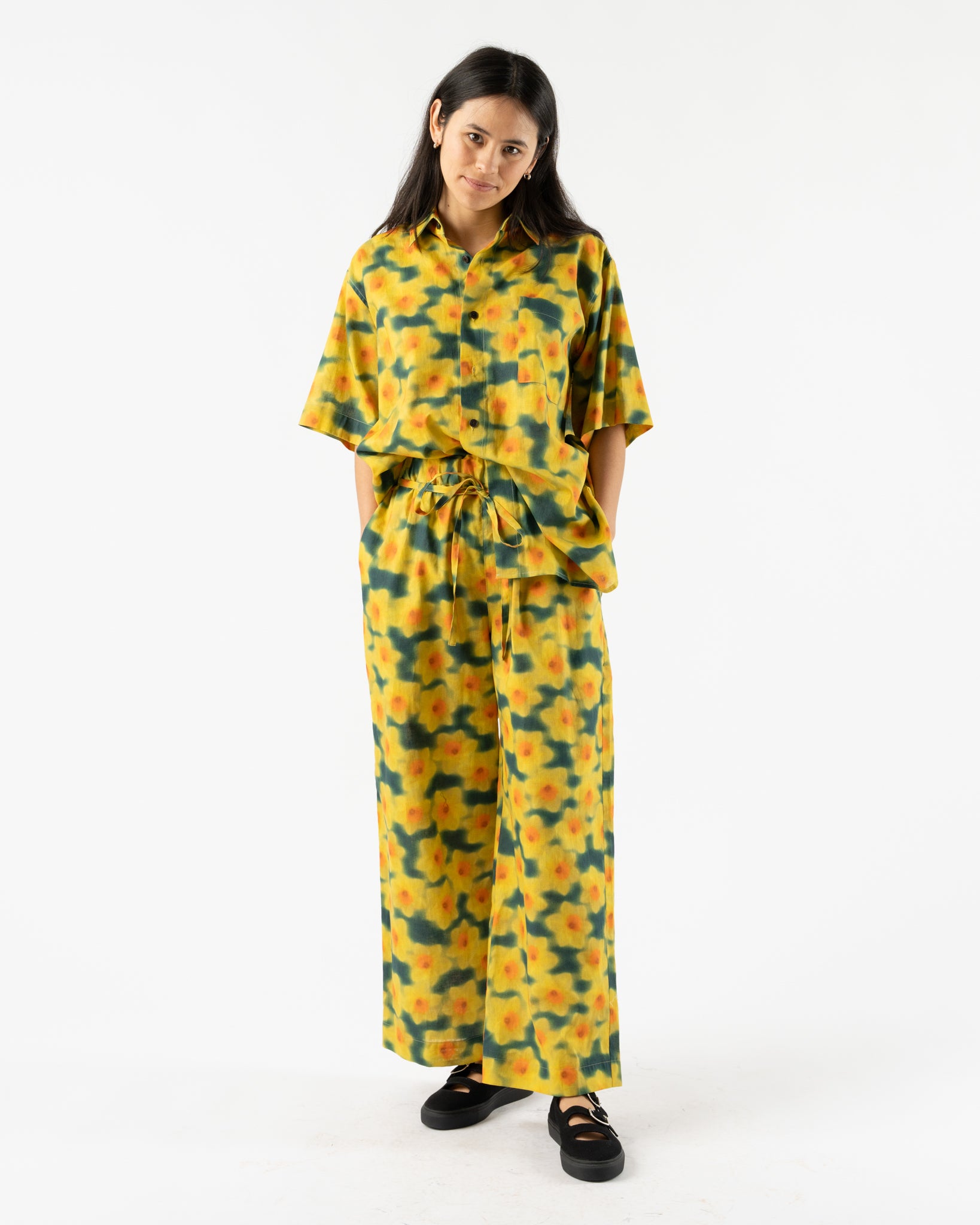 KasMaria Liberty of London Pants in Daffodil Print