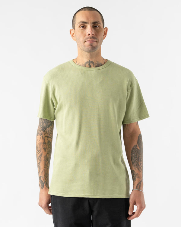 Knickerbocker Box Knit T-Shirt in Green