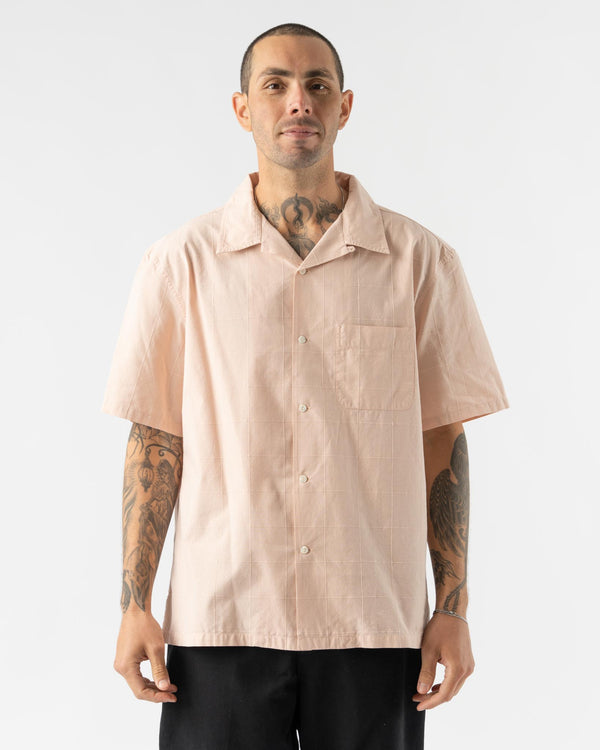 Knickerbocker Director Cotton Shirt in Peach
