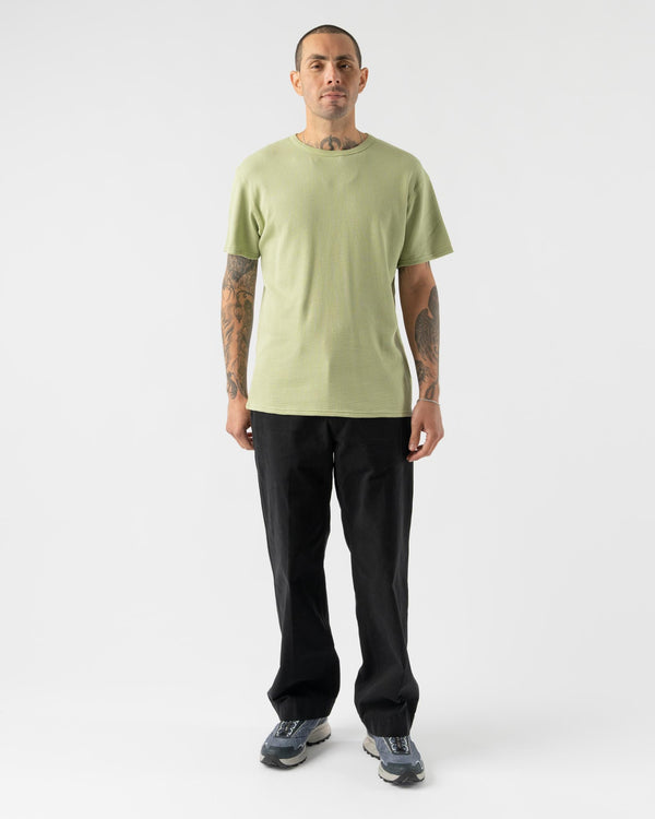 Knickerbocker Box Knit T-Shirt in Green